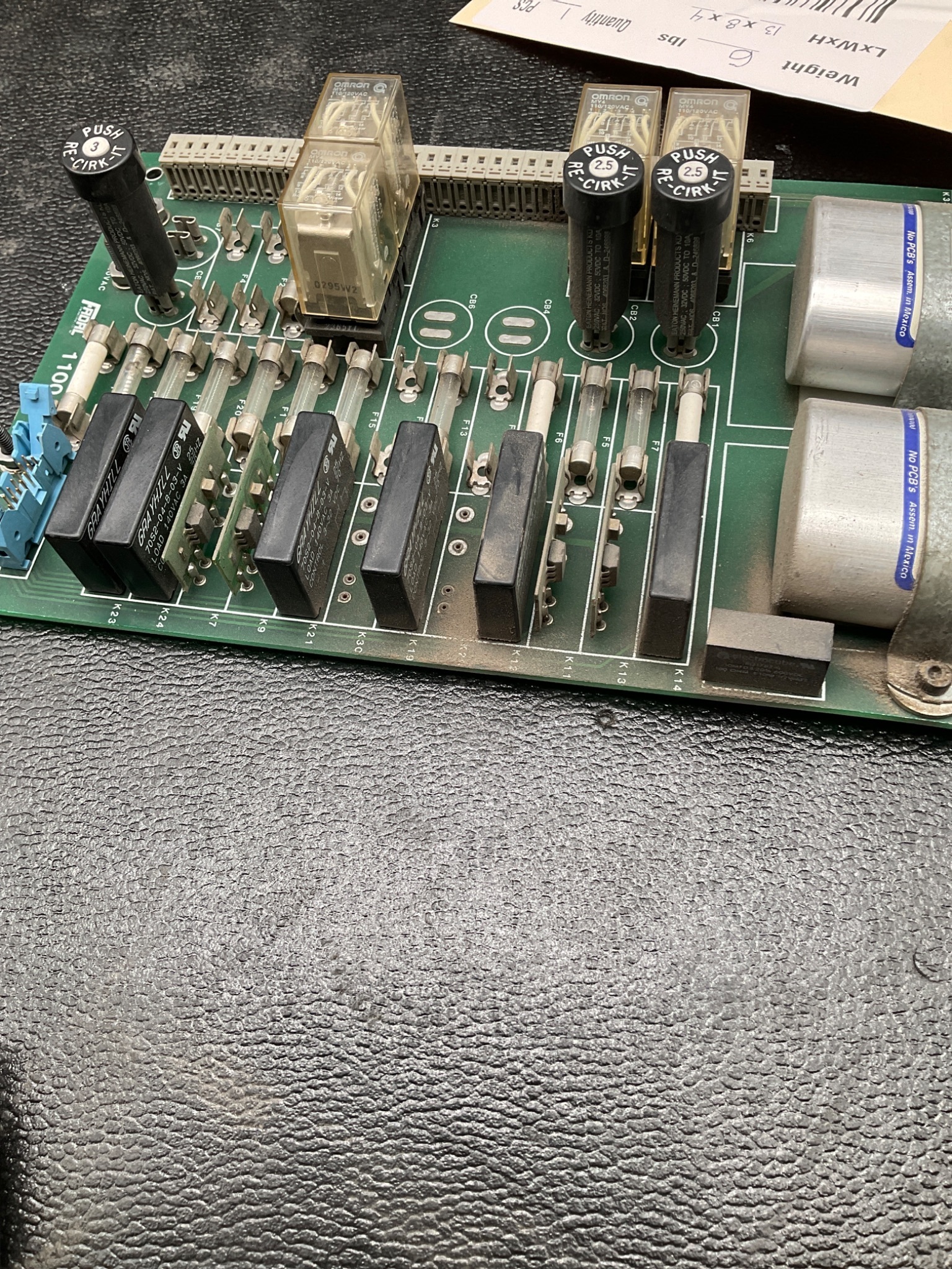 FADAL 1100-2D POWER DISTRIBUTION BOARD USED 4