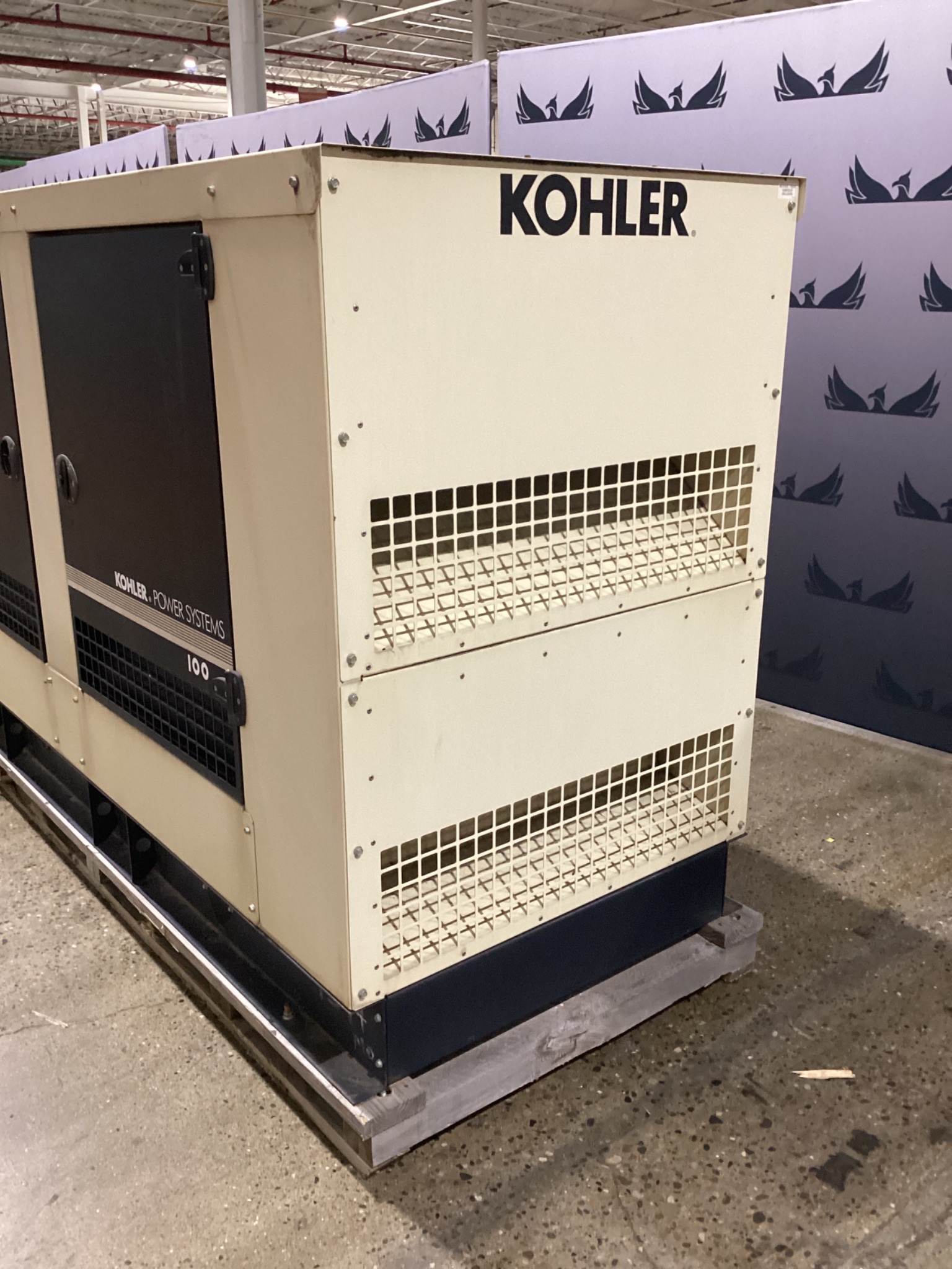 KOHLER 100REZGD NATURAL GAS GENERATOR 100KW APM402 USED 3