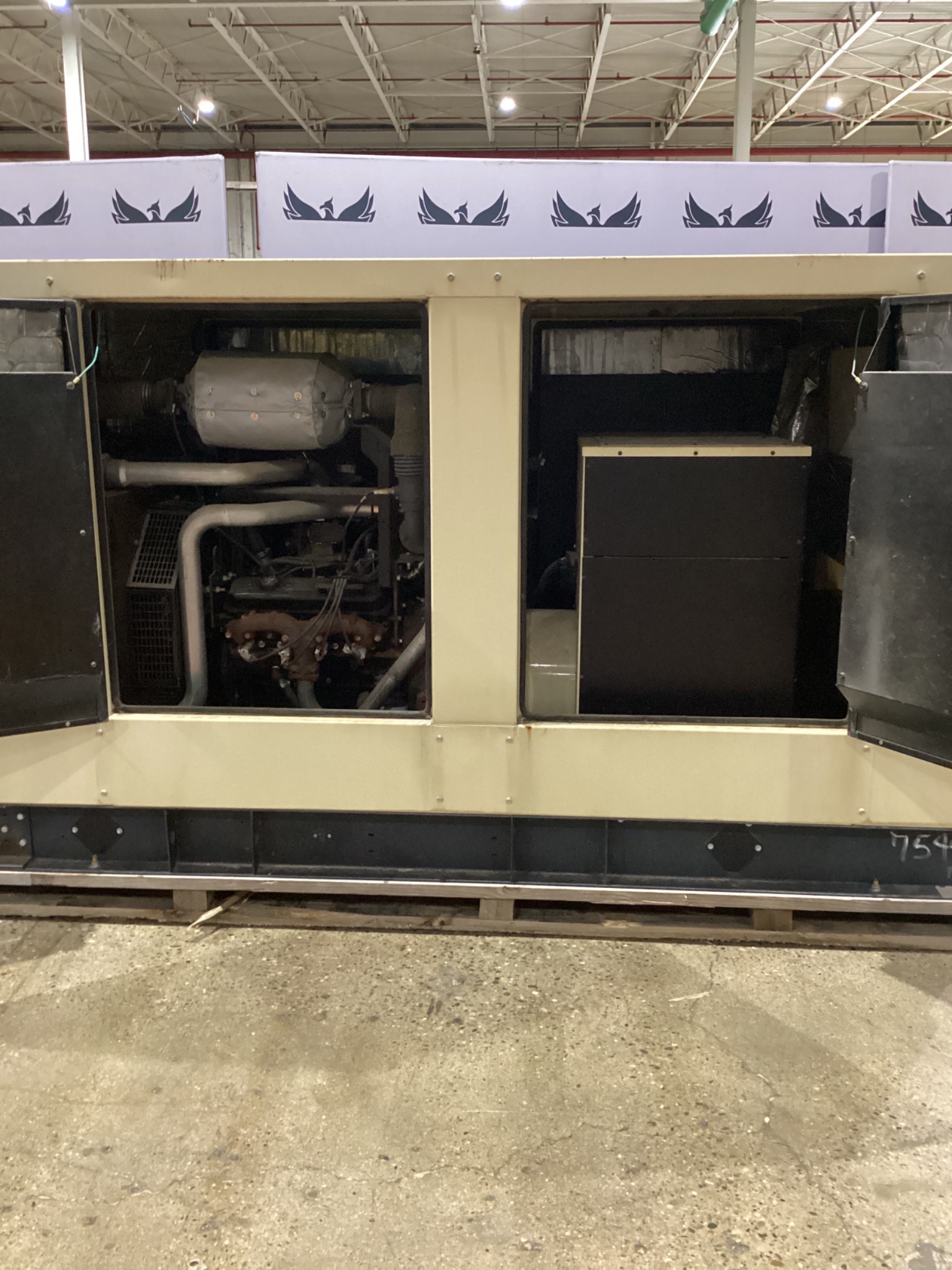 KOHLER 100REZGD NATURAL GAS GENERATOR 100KW APM402 USED 4
