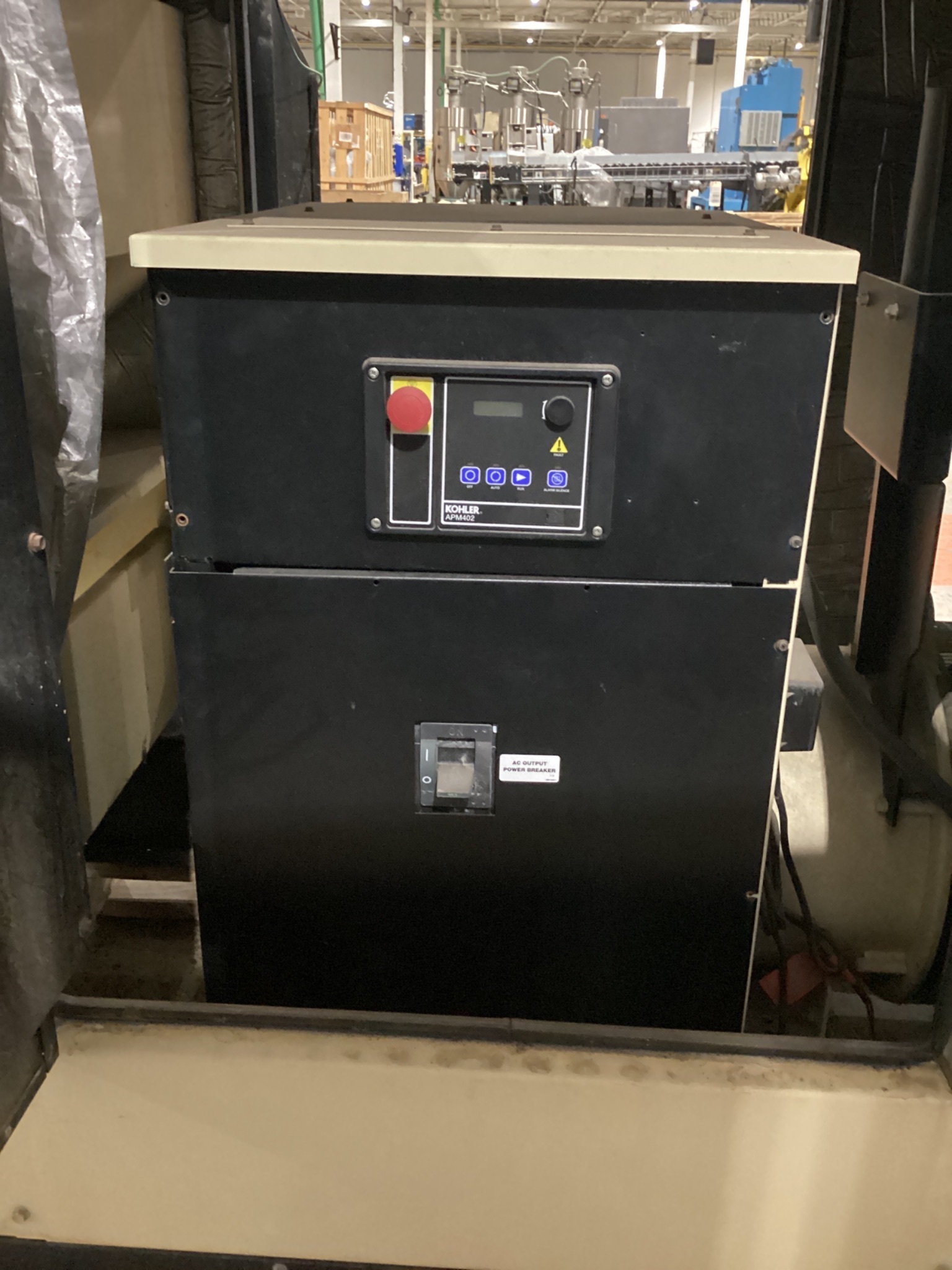 KOHLER 100REZGD NATURAL GAS GENERATOR 100KW APM402 USED 7
