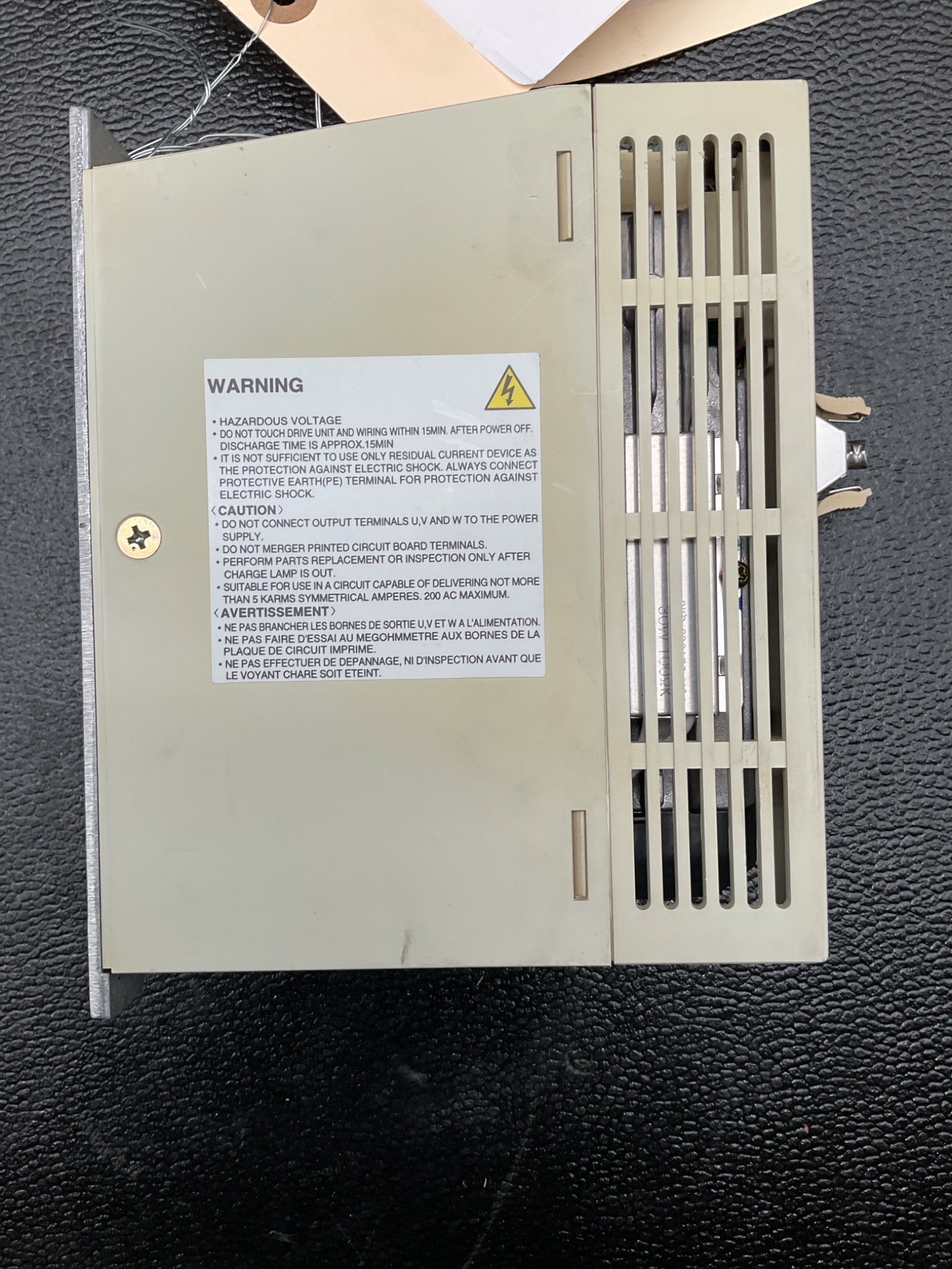 MITSUBISHI MR-J2S-40B SERVO AMPLIFIER DRIVE 400W USED 2