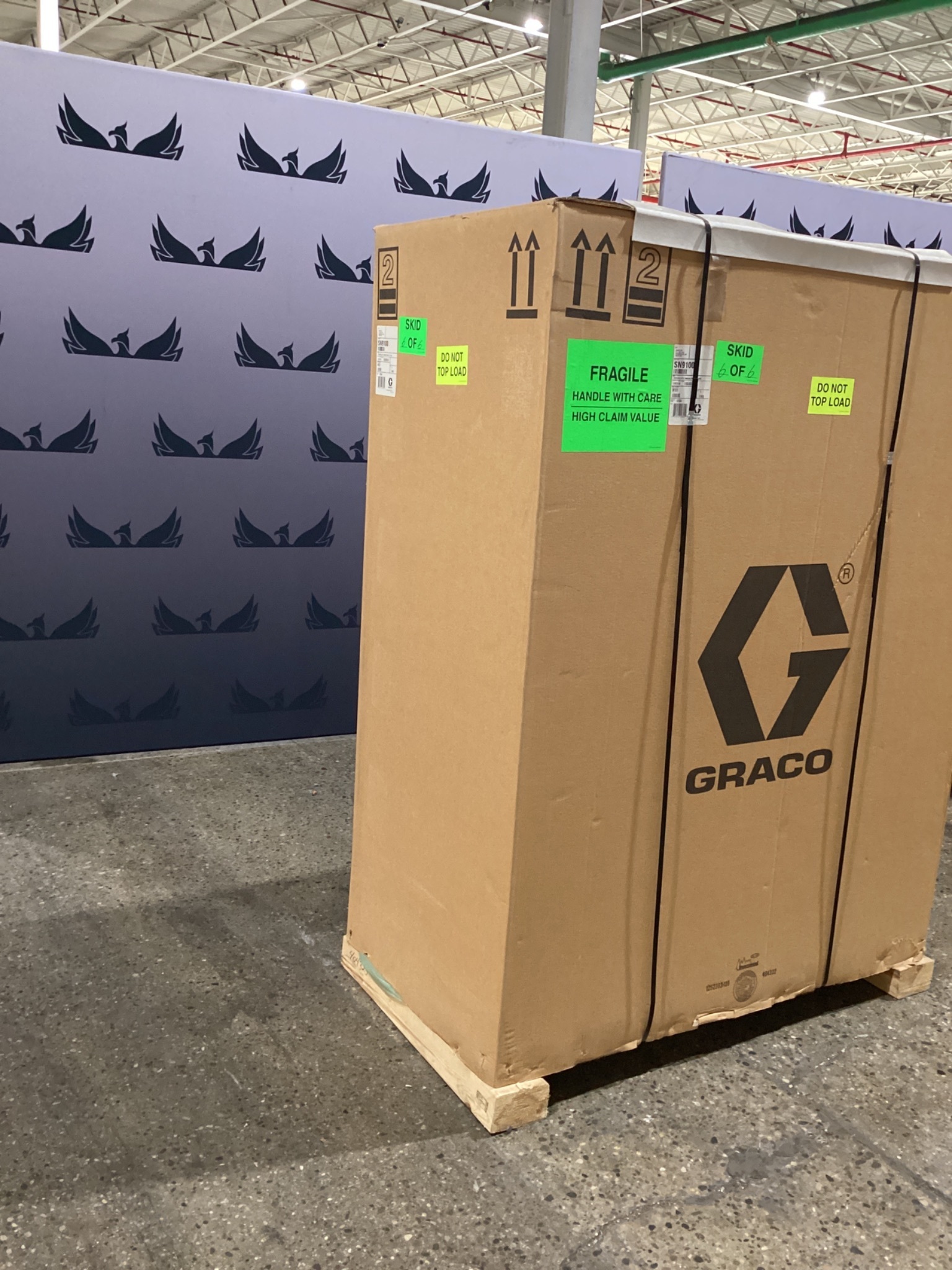 GRACO SN9100 Tandem Ram Supply System 23:1 200L NEW 1