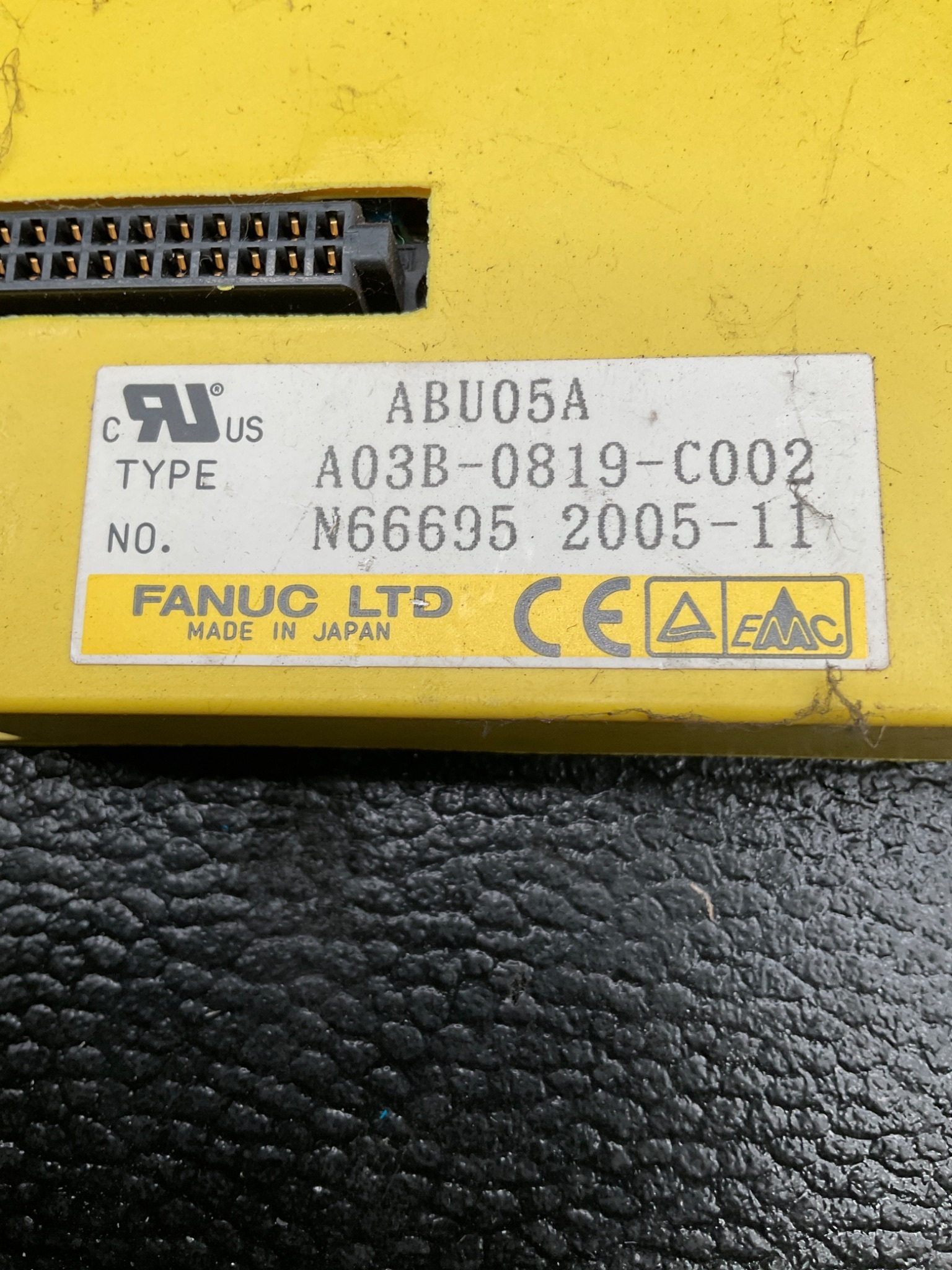 FANUC A03B-0819-C002 5-SLOT I/O BASE UNIT USED 1