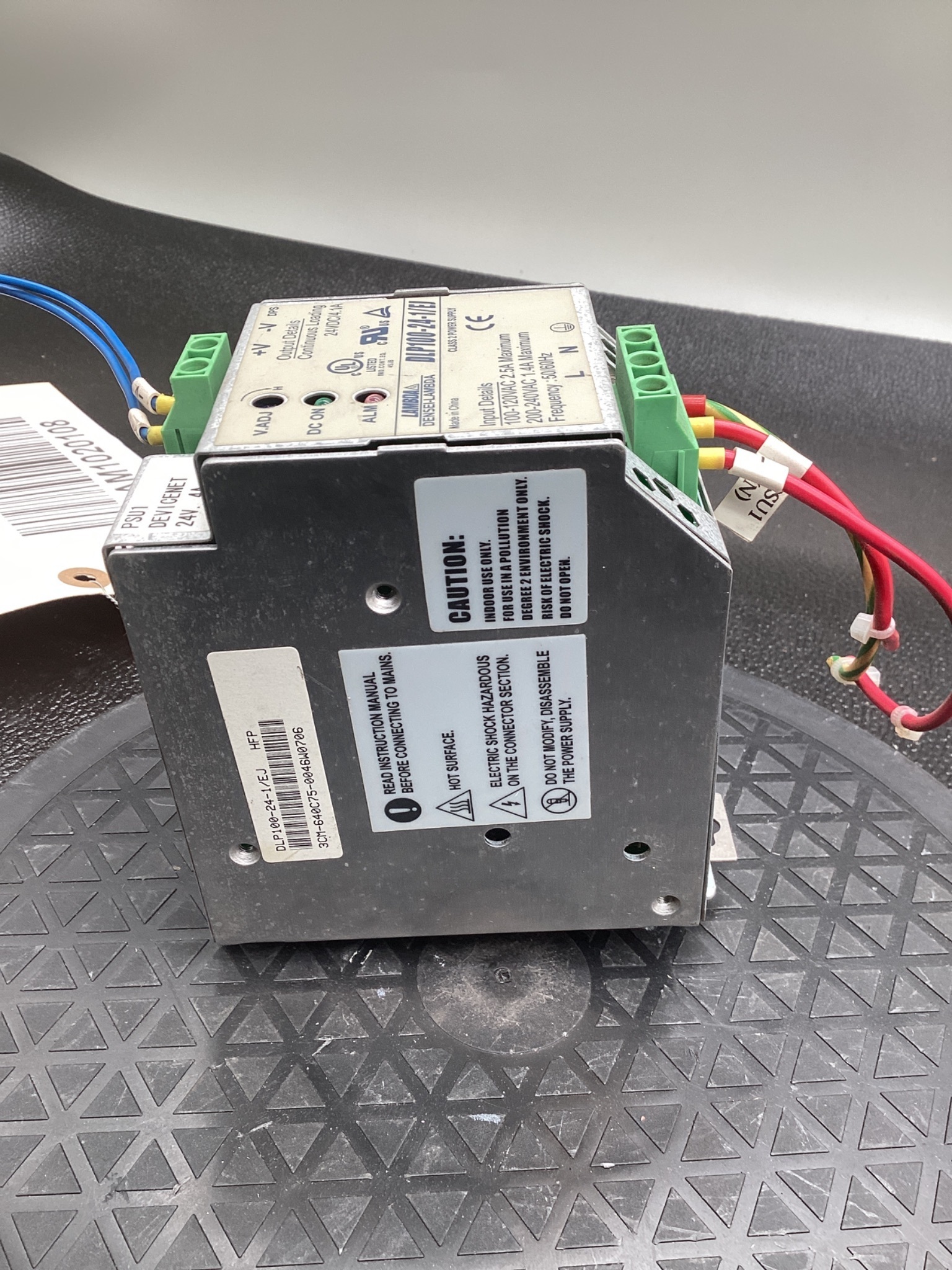 LAMBDA DLP100-24-1/EJ 24VDC DIN RAIL POWER SUPPLY USED 3