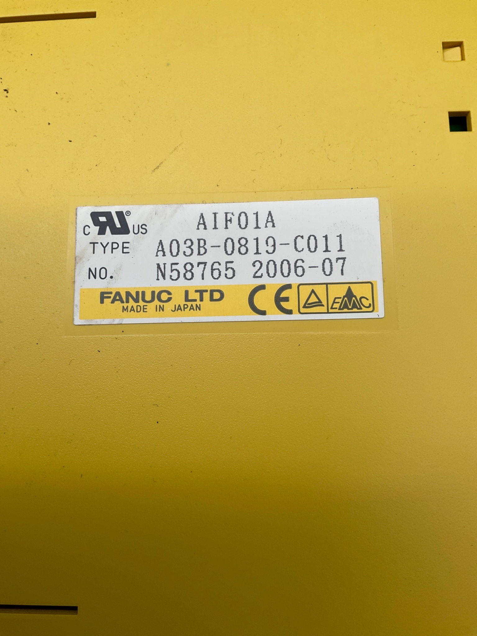 FANUC A03B-0819-C011 I/O INTERFACE MODULE AIF01A USED 4