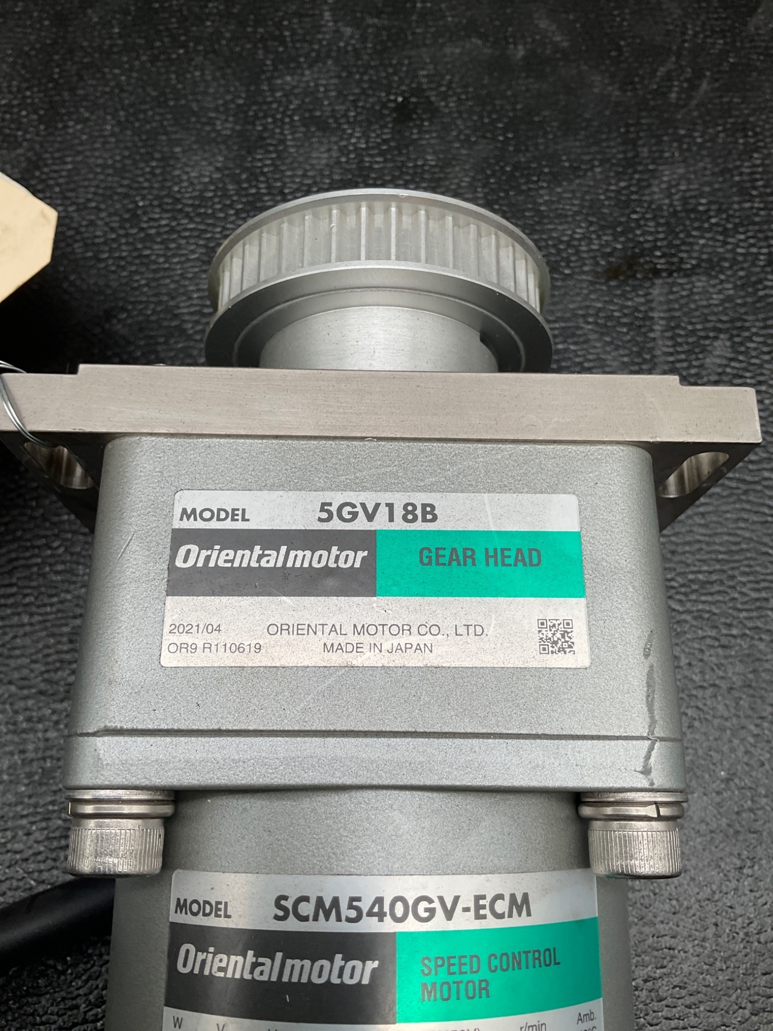 ORIENTAL MOTOR SCM540GV-ECM / 5GV18B AC SPEED CONTROL MOTOR USED 1