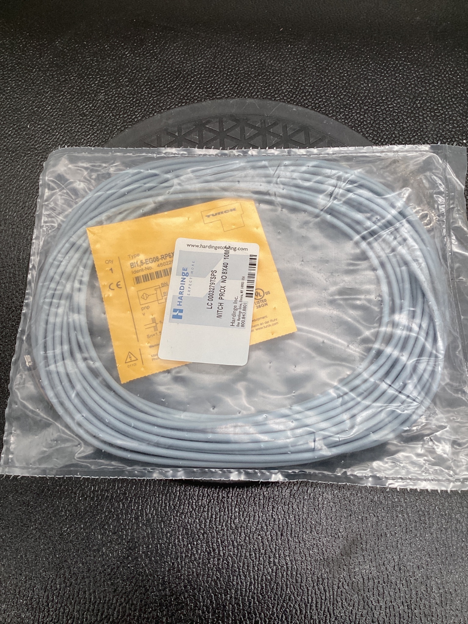 TURCK BI1,5-EG08-RP6X INDUCTIVE SENSOR 10M CABLE NEW 0