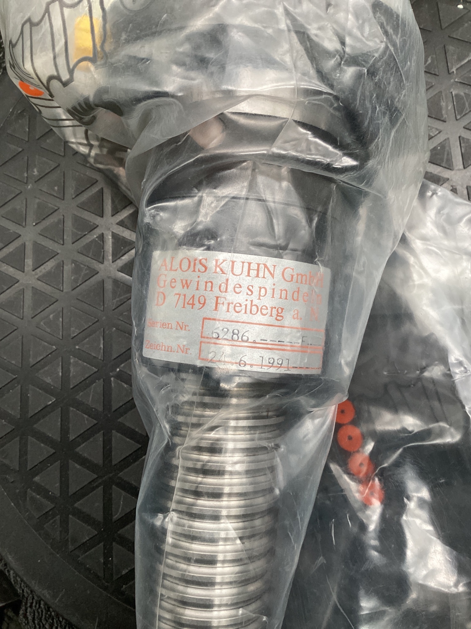 ALOIS KUHN 6286 Threaded Spindle NEW 3