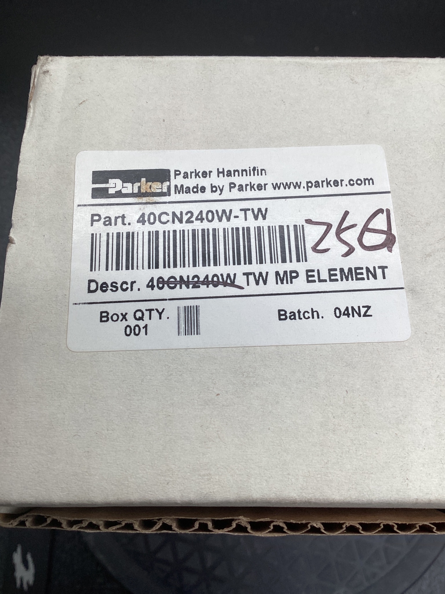 PARKER 40CN240W-TW HYDRAULIC FILTER ASSEMBLY 70BAR NEW 5
