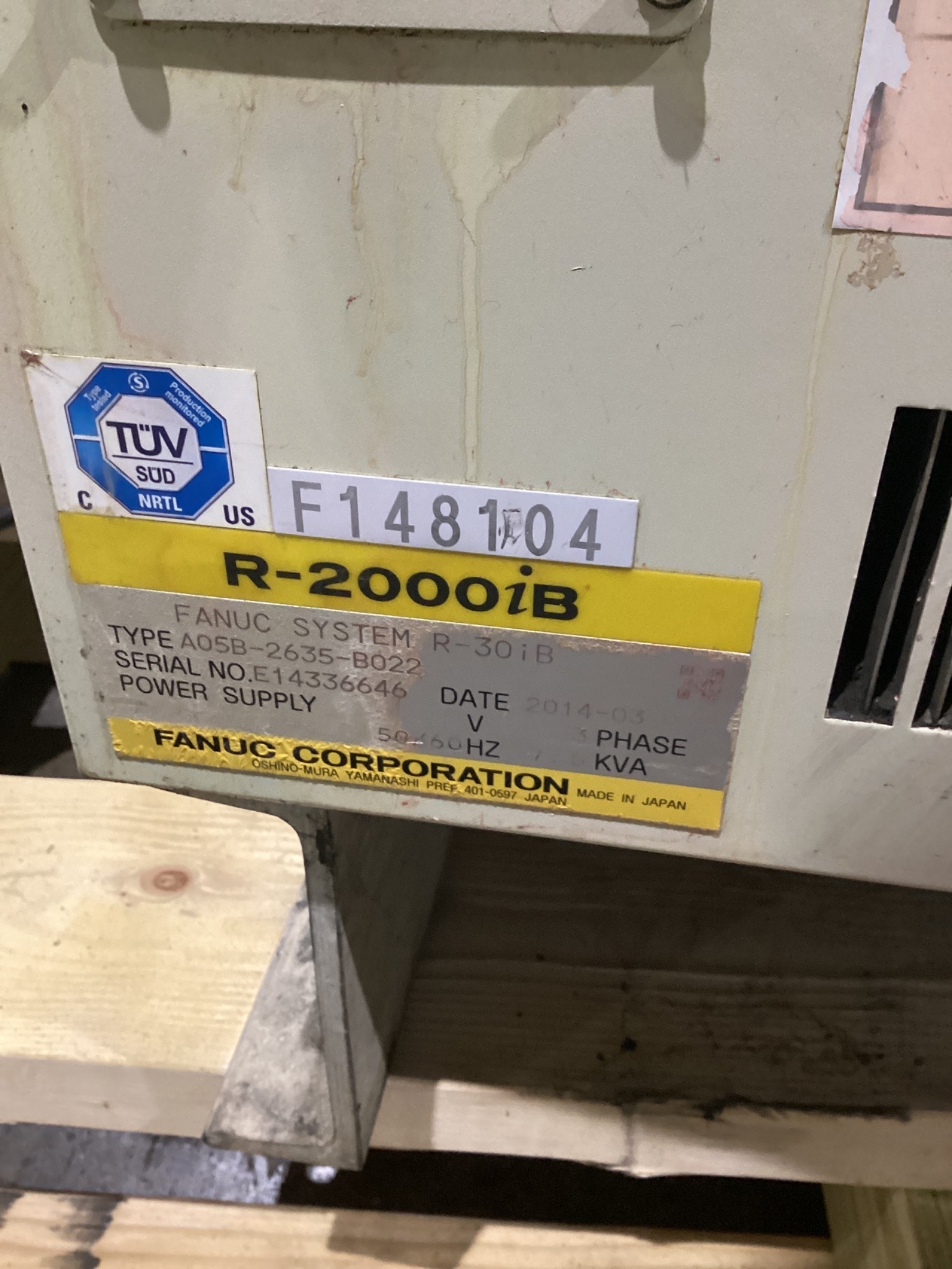 FANUC R-2000iB/210F w/ R-30iB Controls USED 4