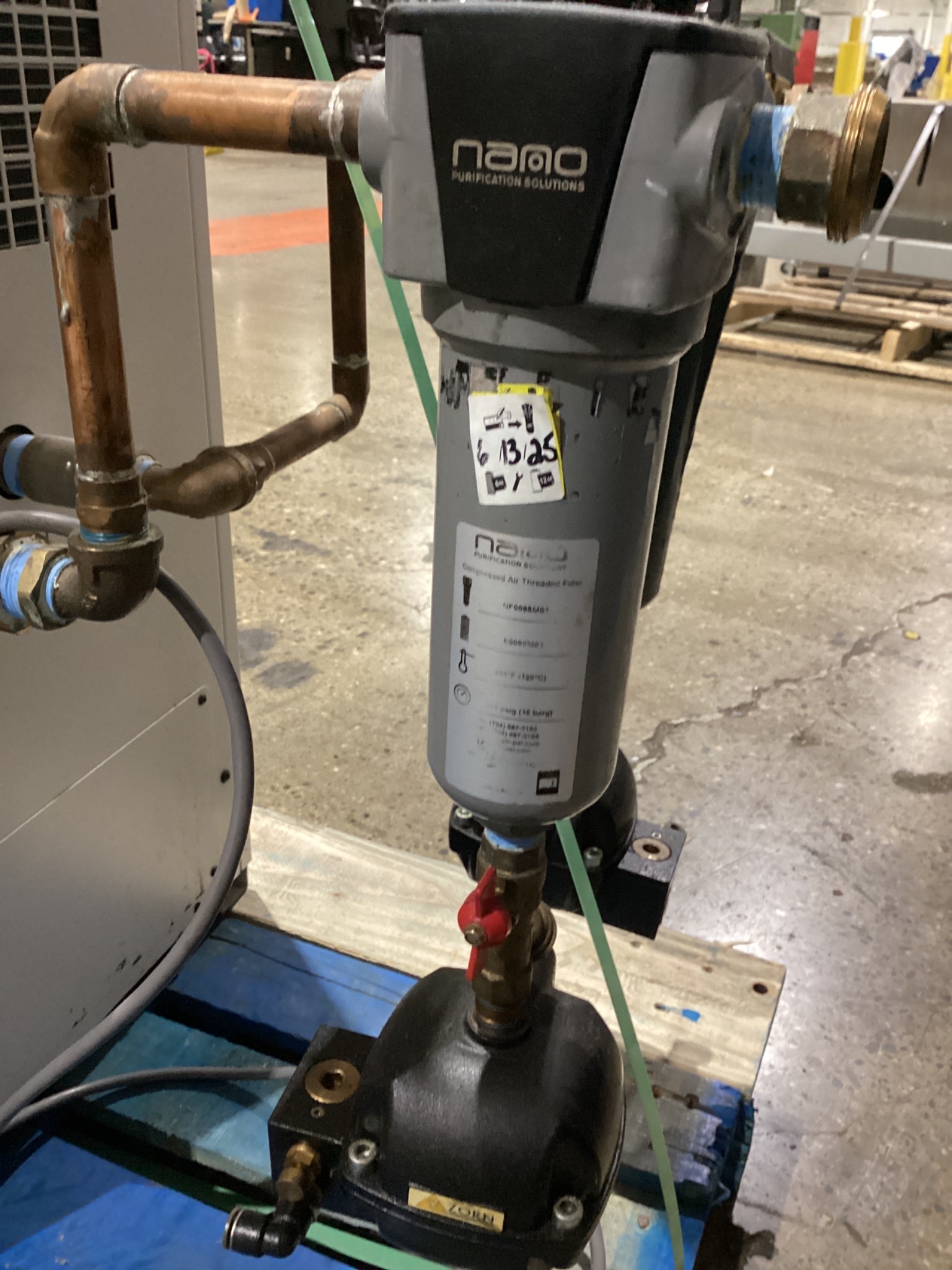 GARDNER DENVER RHT75 REFRIGERATED AIR DRYER USED 3