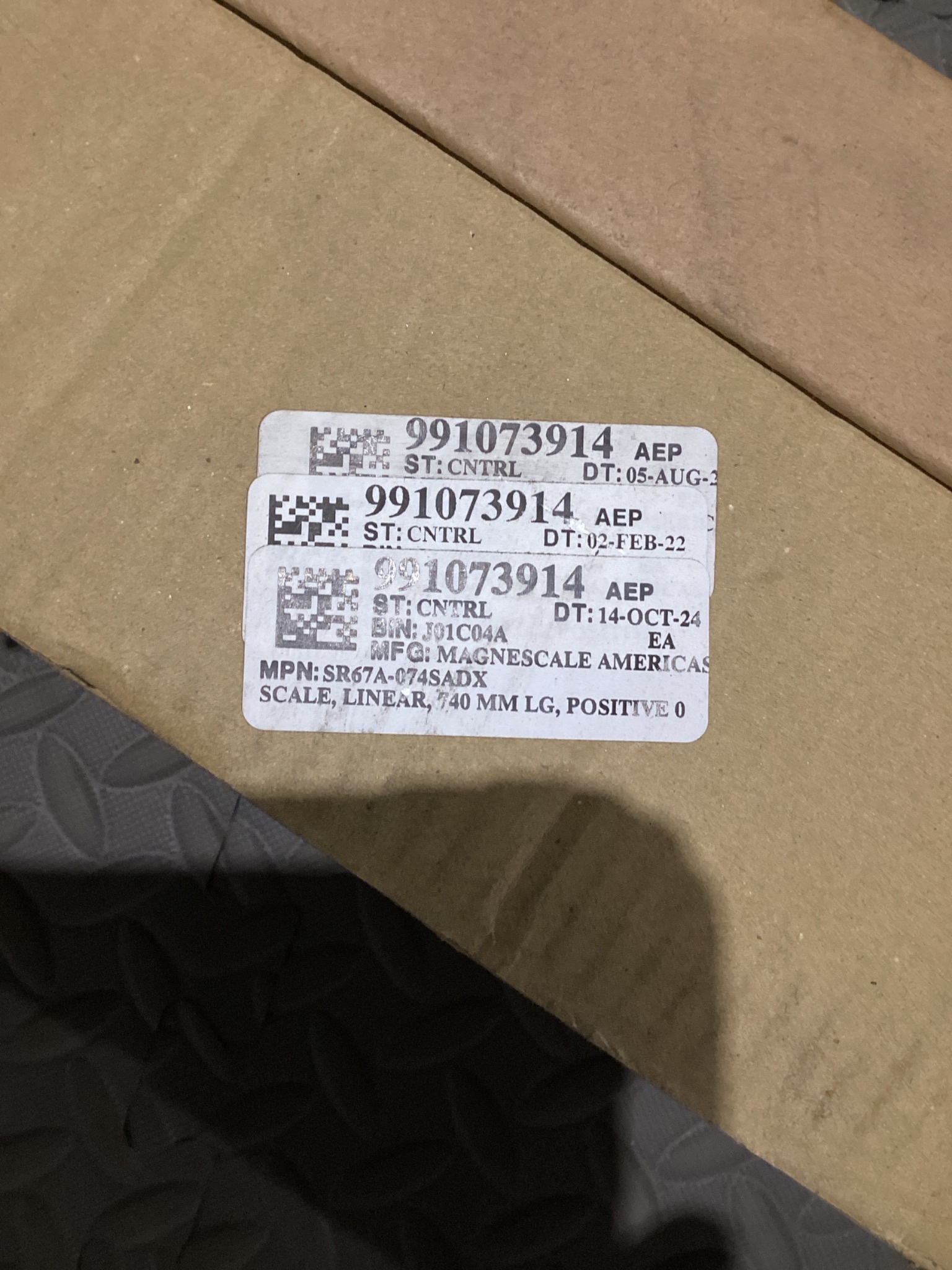 MAGNESCALE SR67A-074SADX ABSOLUTE LINEAR ENCODER 740MM NEW 5