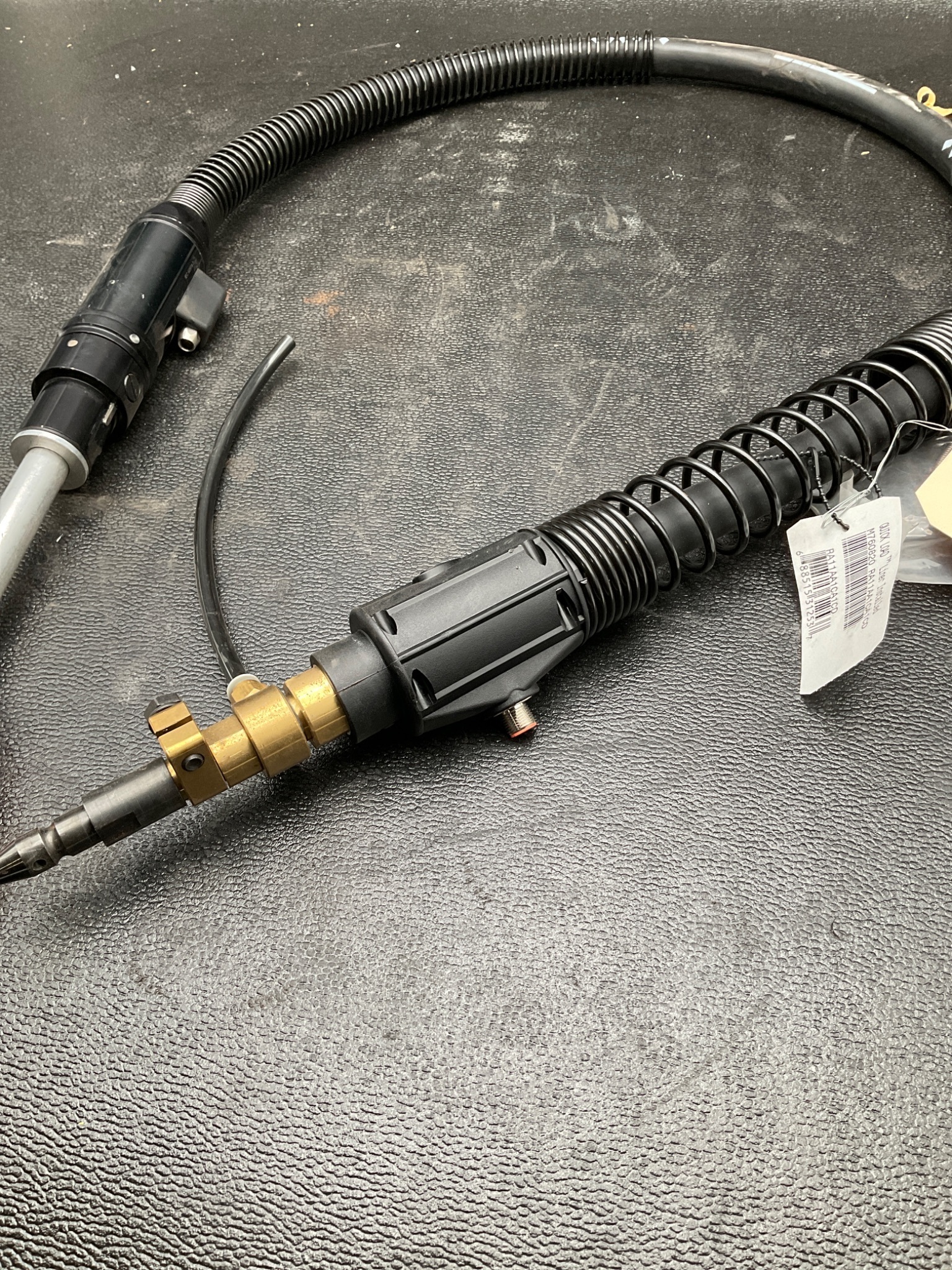 TREGASKISS M760820 RA11AA1CA1CD QUICK LOAD LINER MIG WELDING USED 1