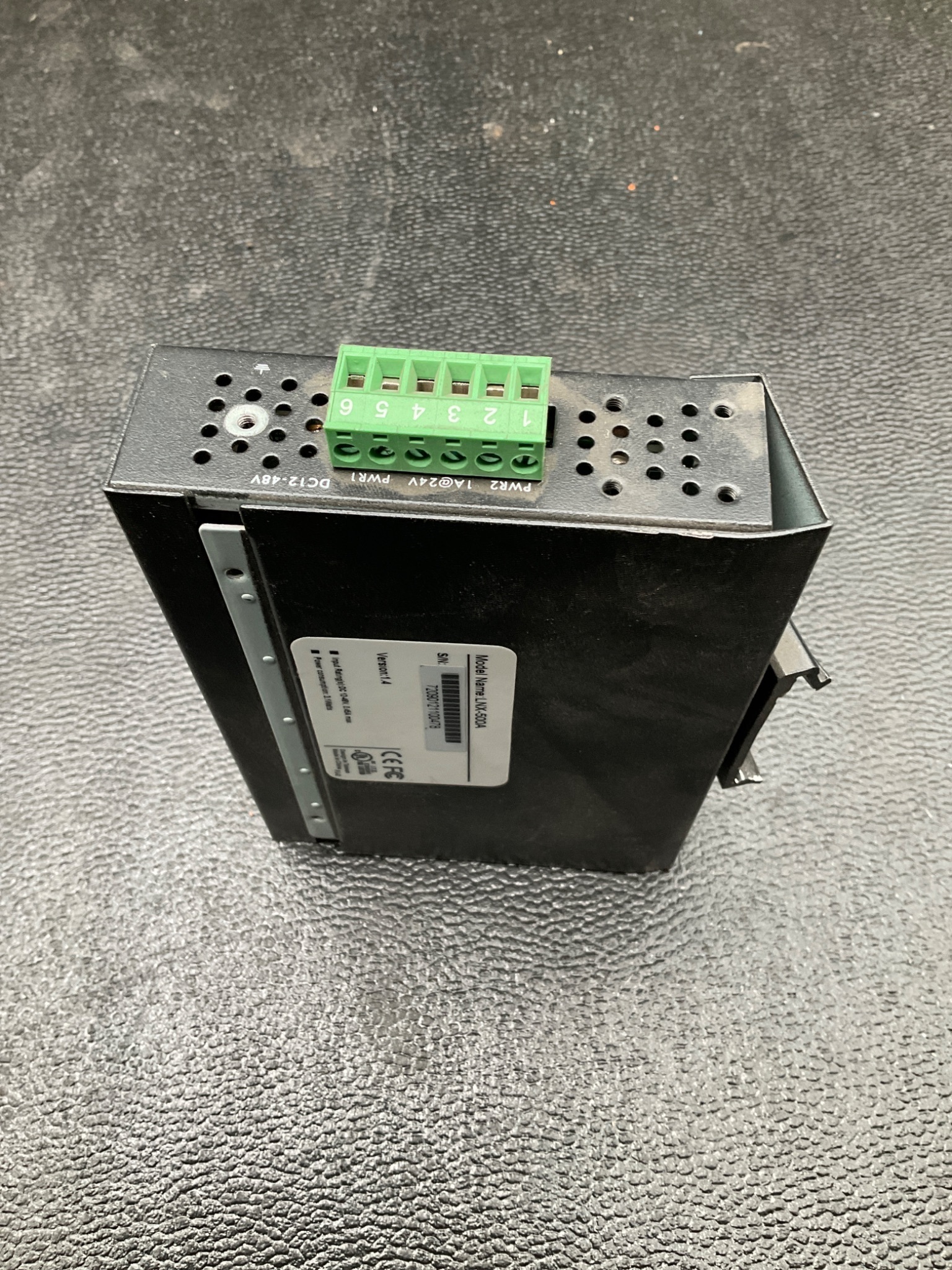 LANOLINX LNX-500A INDUSTRIAL ETHERNET SWITCH 5-PORT 12-48VDC USED 3