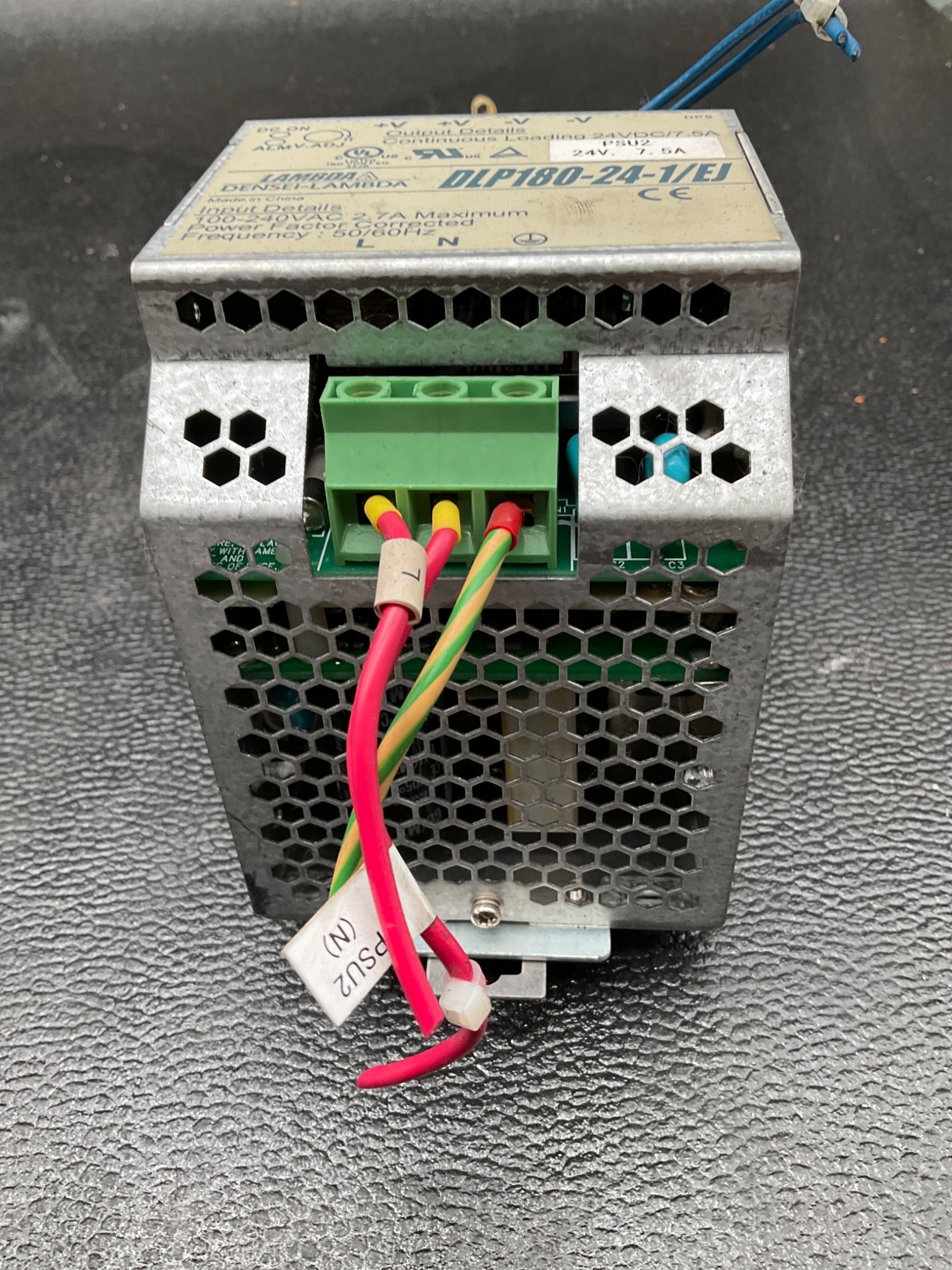 LAMBDA DLP180-24-1/EJ DIN Rail Power Supply 24VDC 7.5A USED 2