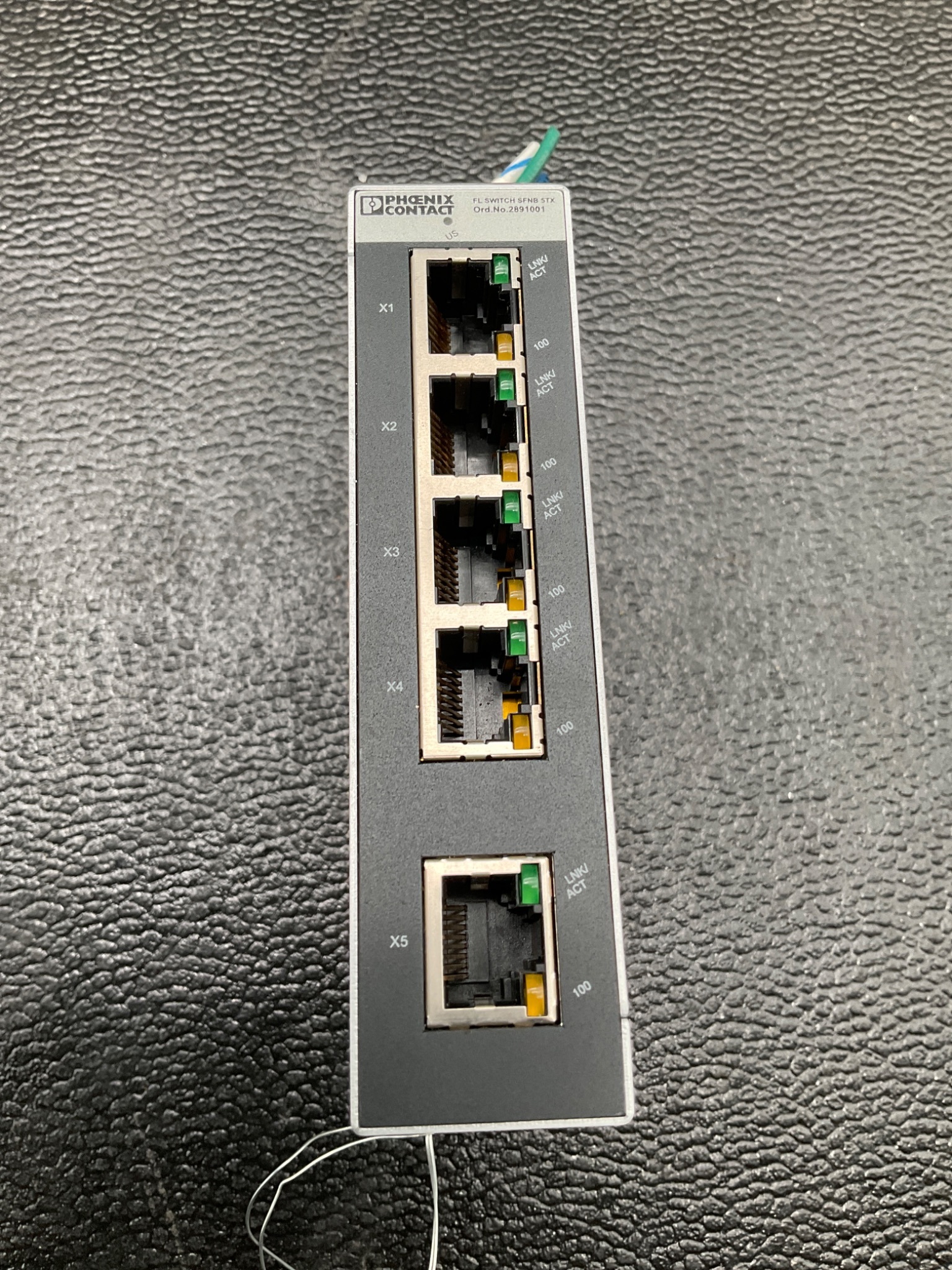 PHOENIX CONTACT FL SWITCH SFNB 5TX Ethernet Switch 5-Port 24VDC USED 1