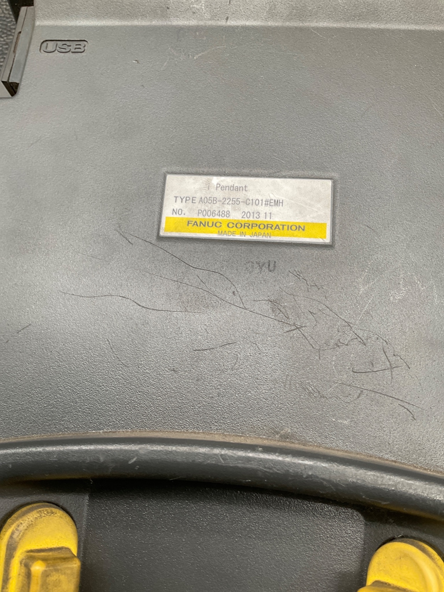 FANUC A05B-2255-C101#EMH Material Handling iPendant Touchscreen USED 2
