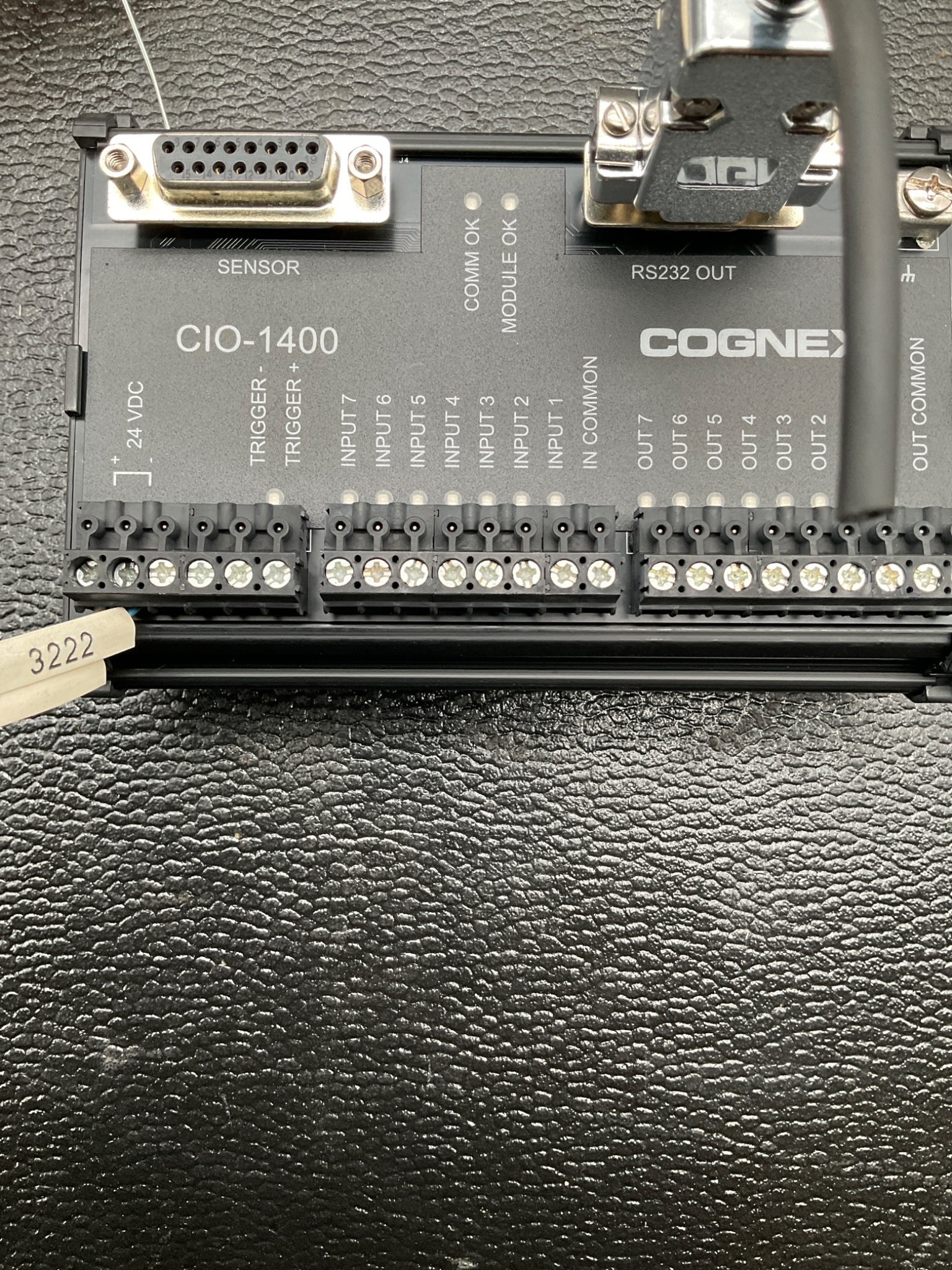 COGNEX CIO-1400 I/O Expansion Module 800-9012-2R 24VDC USED 1