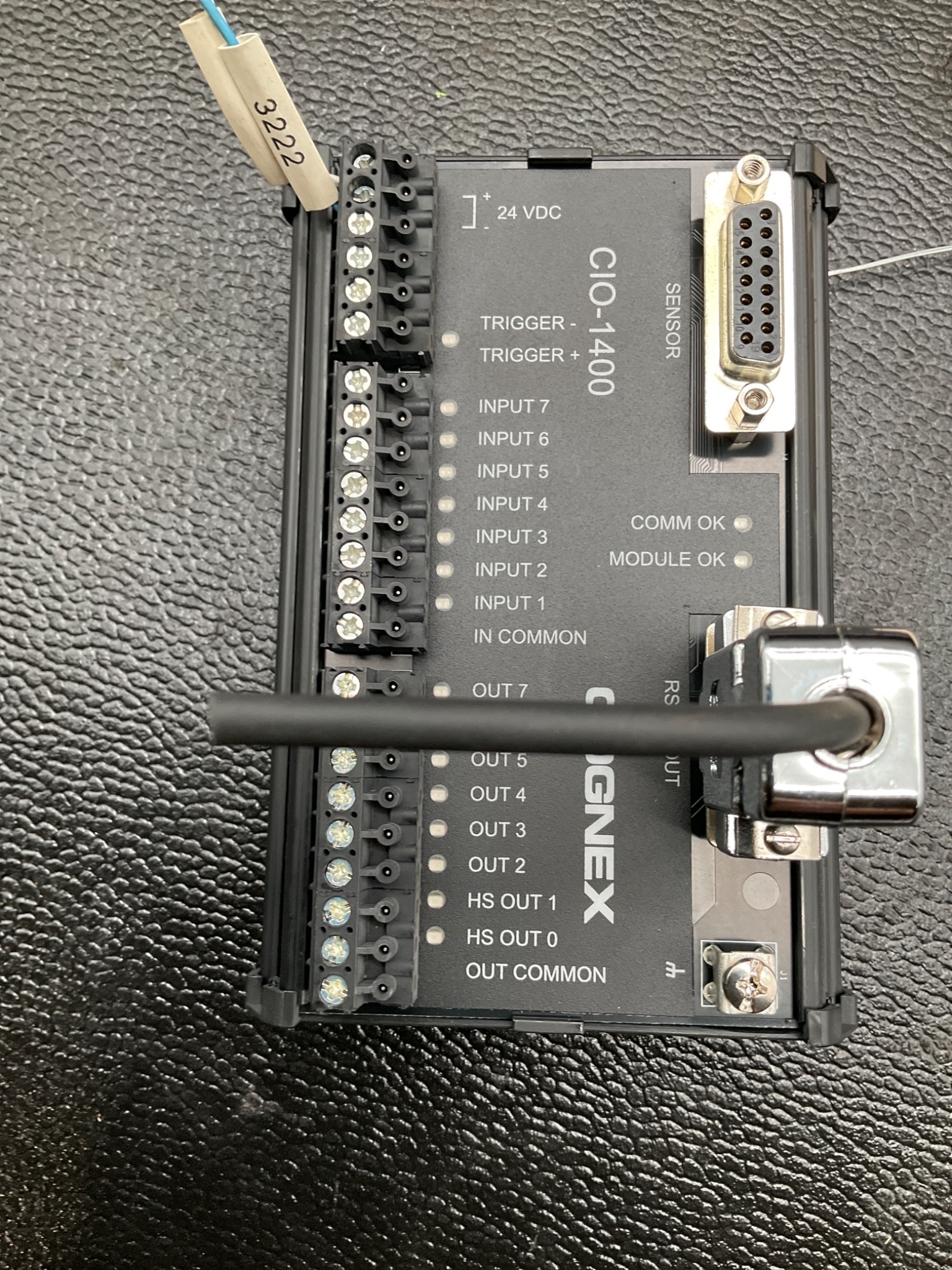 COGNEX CIO-1400 I/O Expansion Module 800-9012-2R 24VDC USED 2
