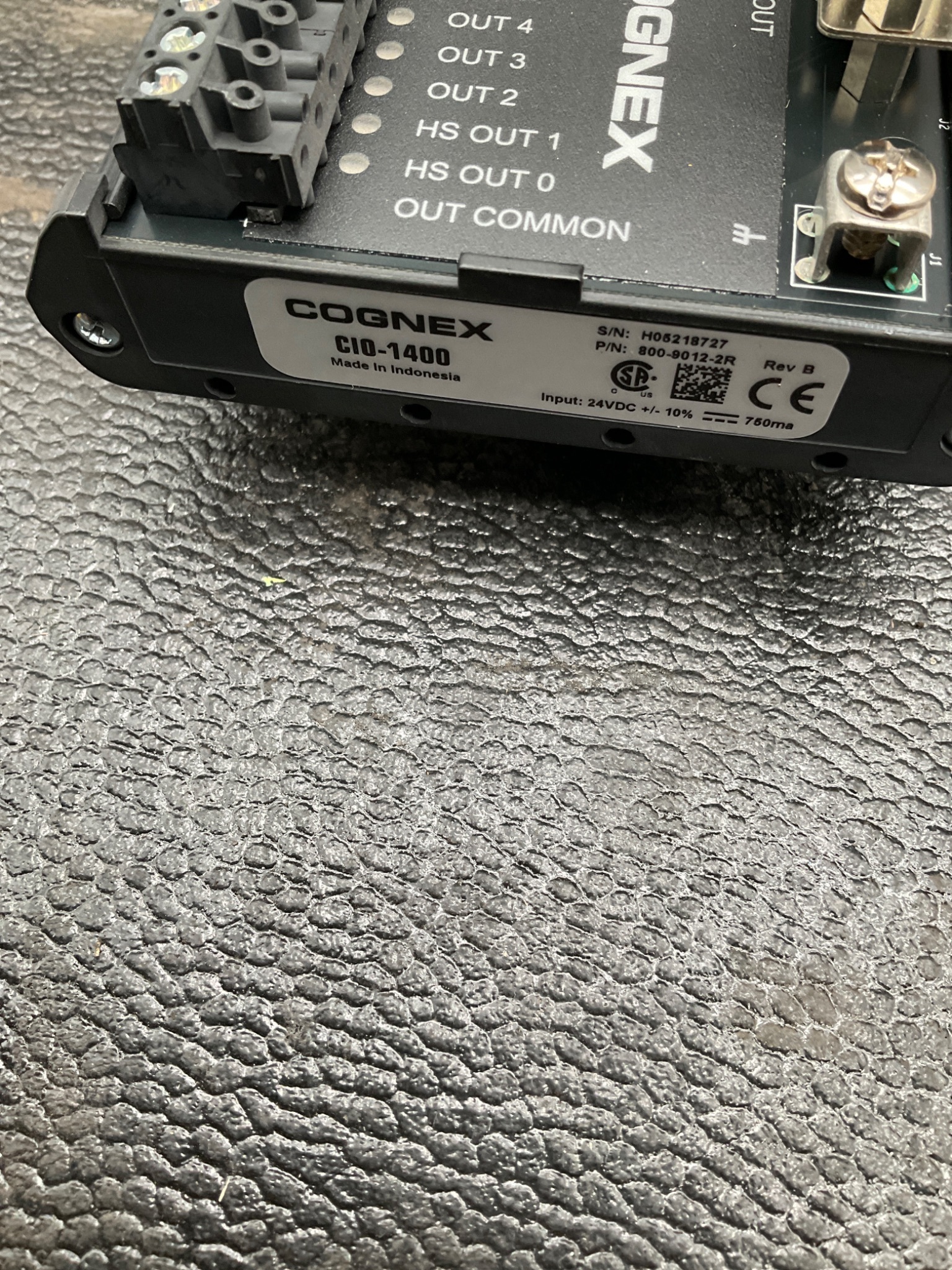 COGNEX CIO-1400 I/O Expansion Module 800-9012-2R 24VDC USED 3