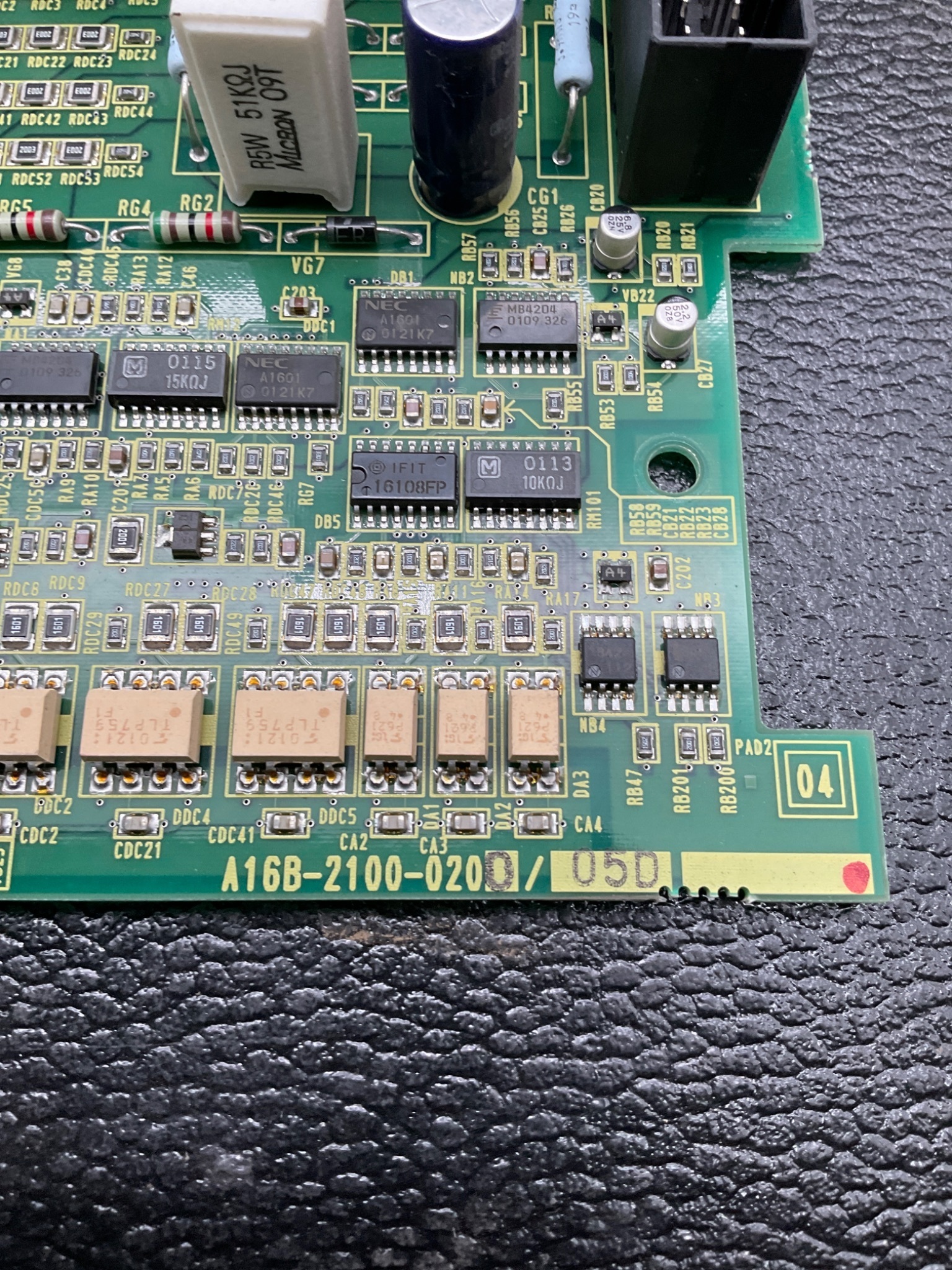 FANUC A16B-2100-0200 Servo Drive Top Board USED 2