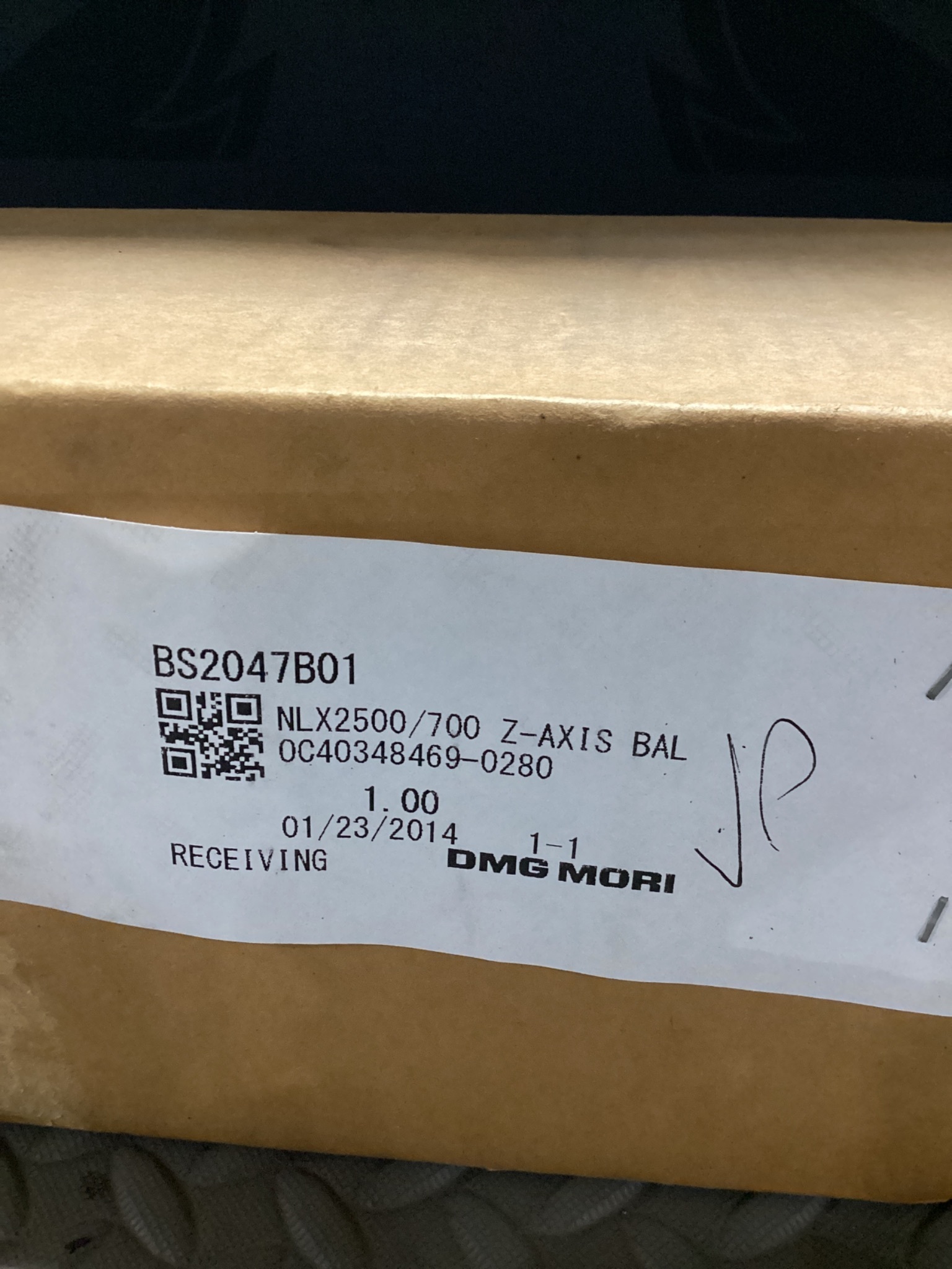 DMG MORI BS2047B01 Z-AXIS BALL SCREW NLX2500/700 CNC LATHE NEW 3
