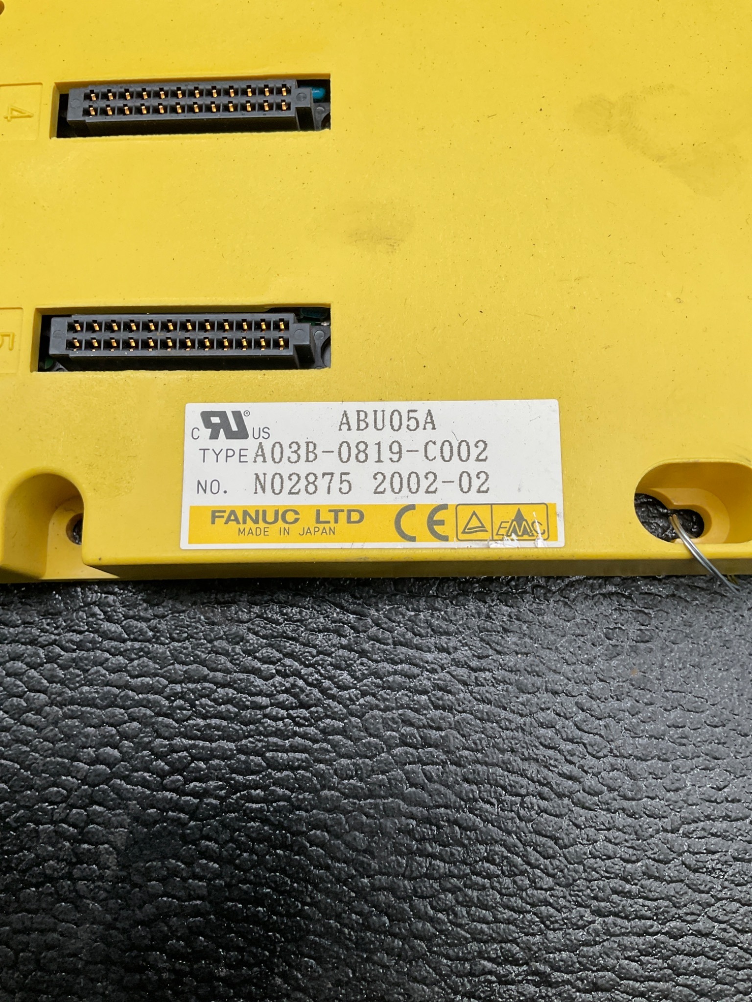 FANUC A03B-0819-C002 5-Slot I/O Base Unit ABU05A Horizontal USED 1