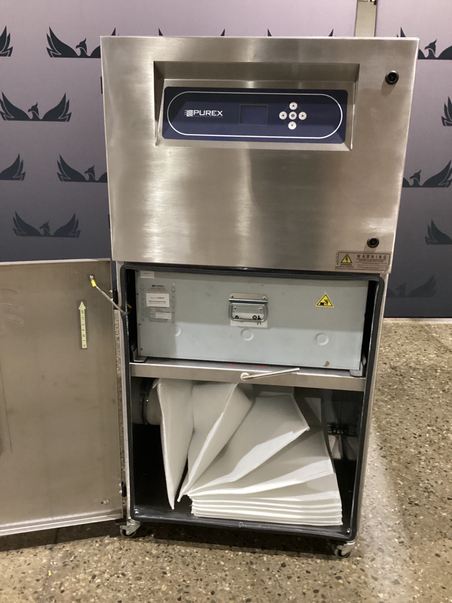 PUREX 0LX1510D 1500i Volume Control Fume Extraction Unit 230V USED 1