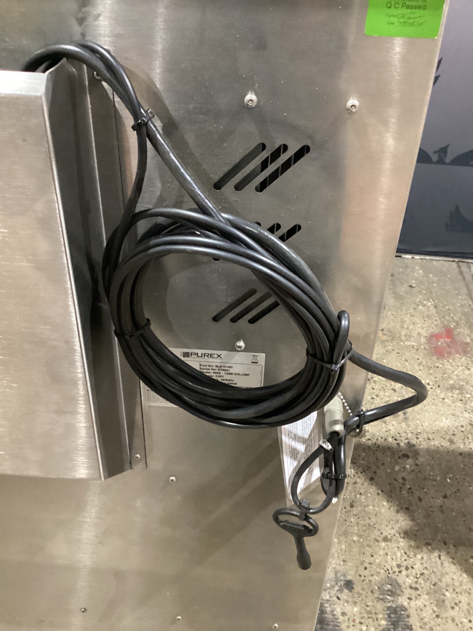PUREX 0LX1510D 1500i Volume Control Fume Extraction Unit 230V USED 4