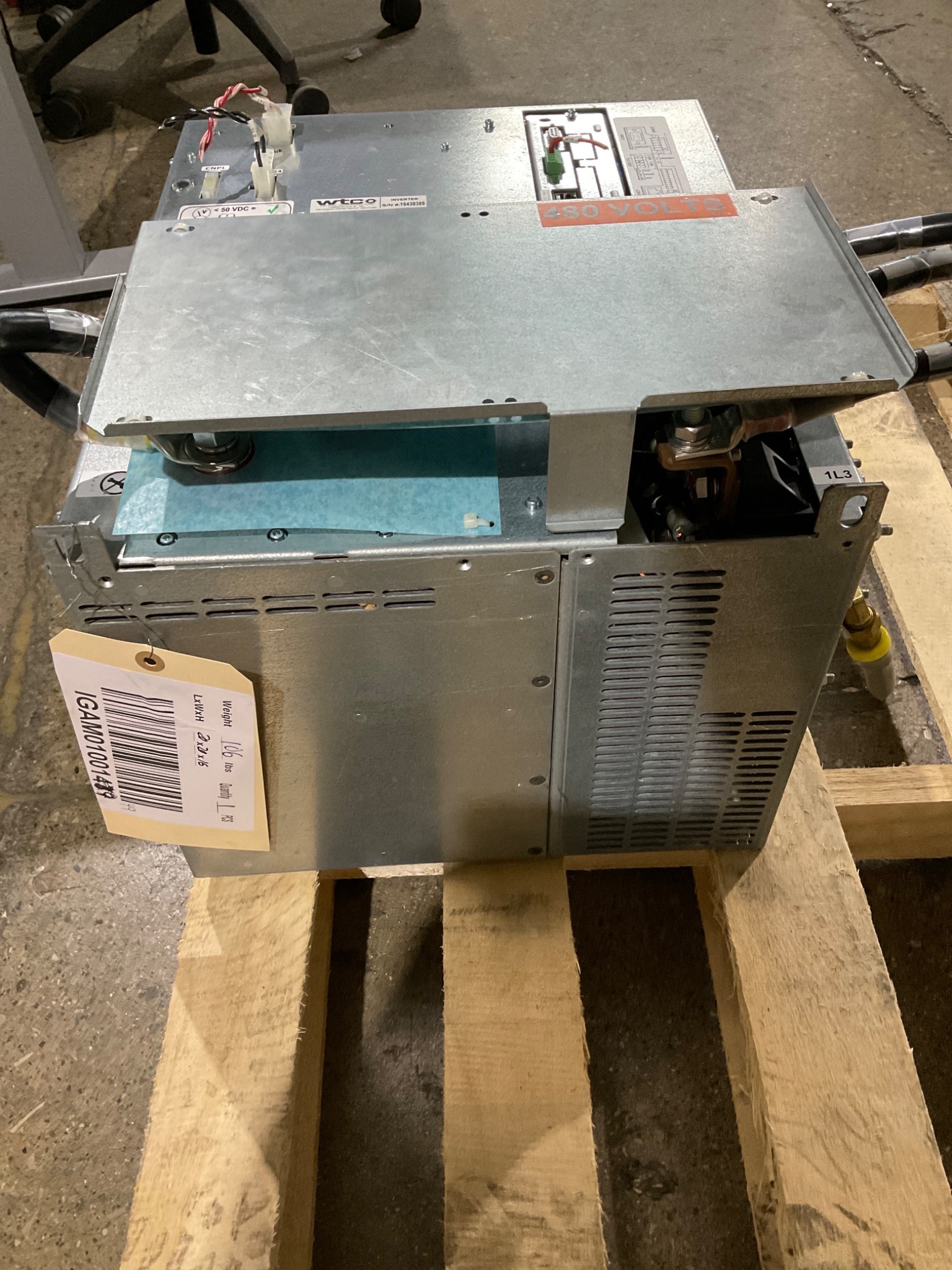 WTC 902-1200VR Gen6 MFDC Inverter 350–500VAC Processor Software USED 3
