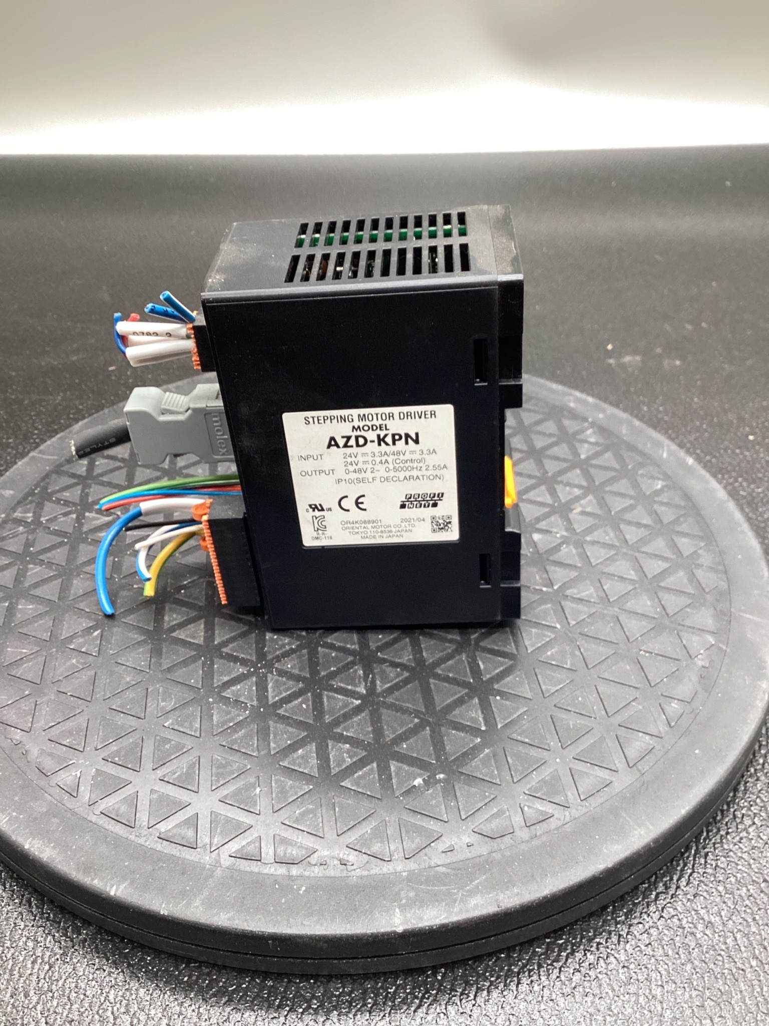 ORIENTAL MOTOR AZD-KPN PROFINET STEPPER DRIVER 24/48VDC USED 3