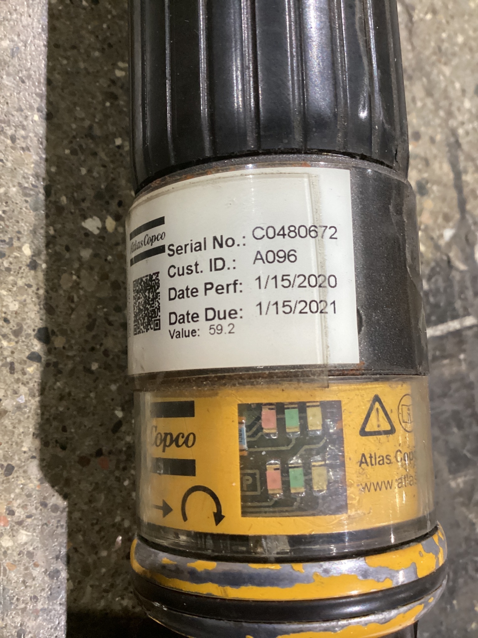 ATLAS COPCO ETV S7-70-13CTADS Electric Nutrunner 14-80NM USED 6
