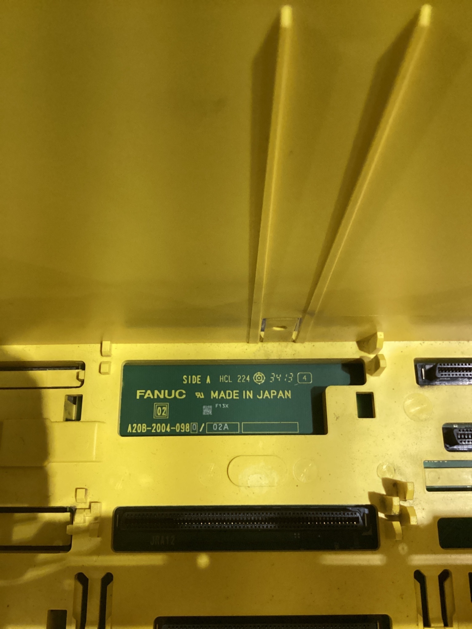 FANUC A05B-2600-C001 2-Slot Rack Backplane USED 6