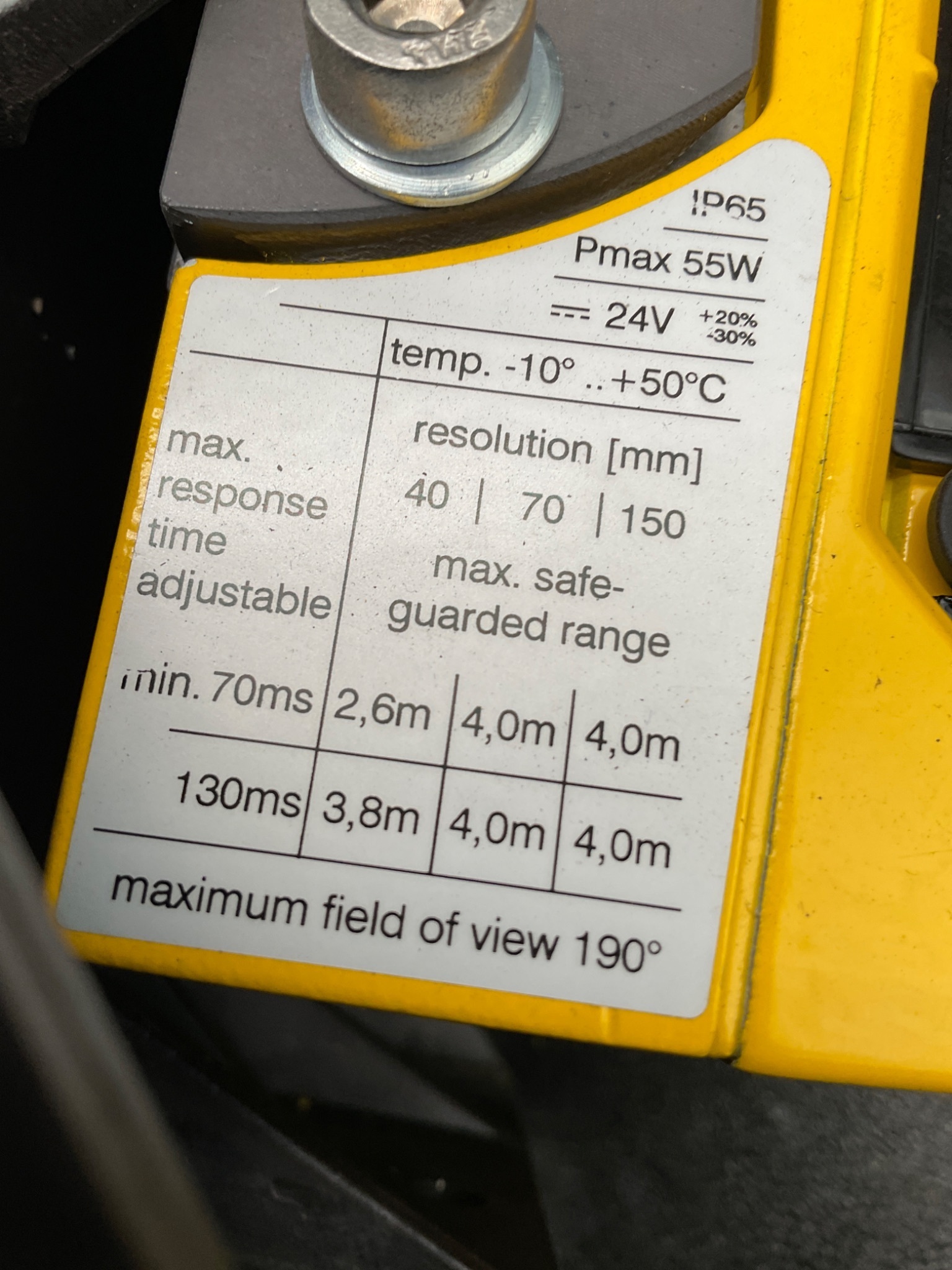 SICK S30A-4111CP Safety Laser Scanner USED 4