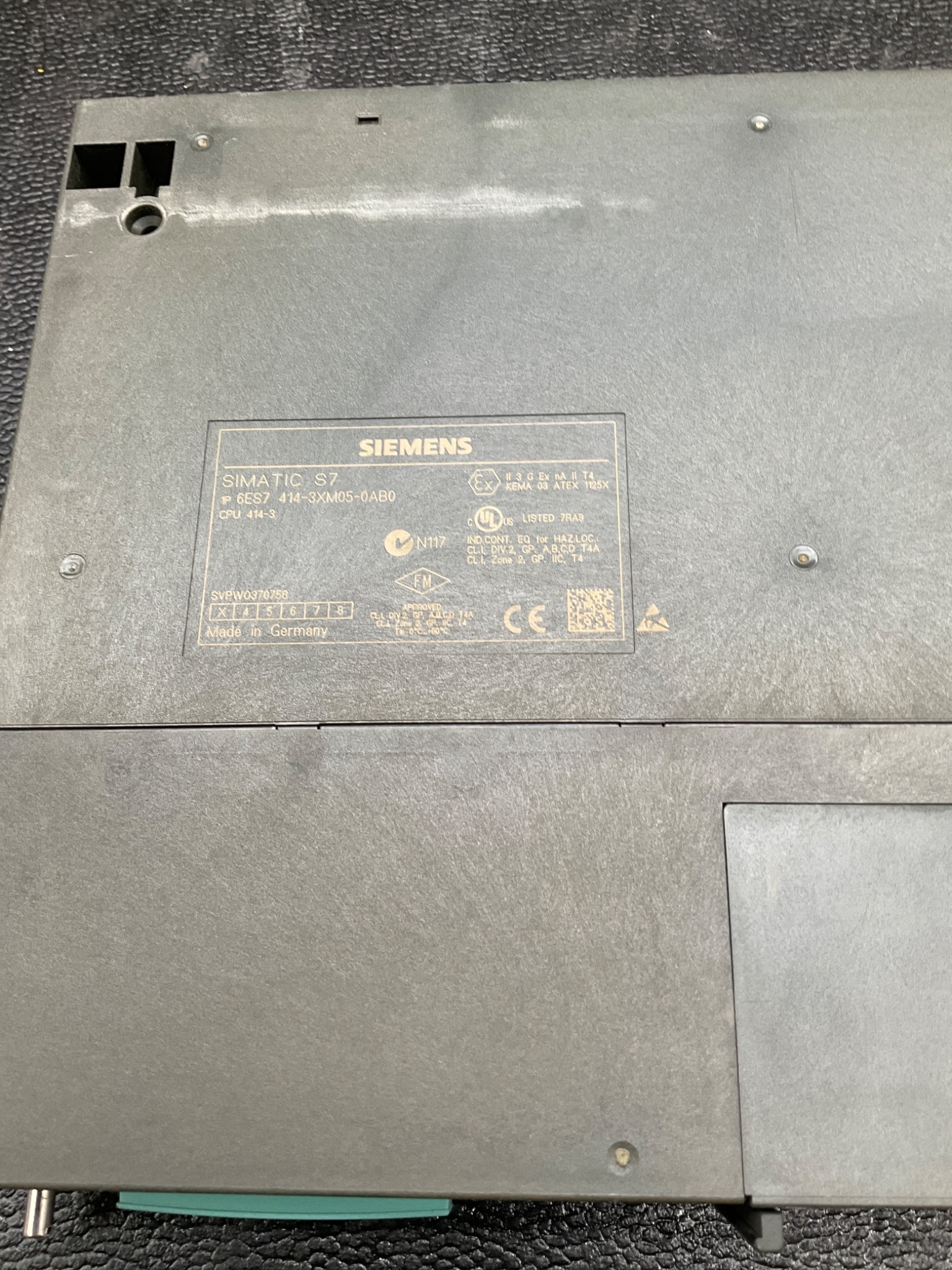 SIEMENS 6ES7 414-3XM05-0AB0 Simatic S7-400 CPU Module USED 2