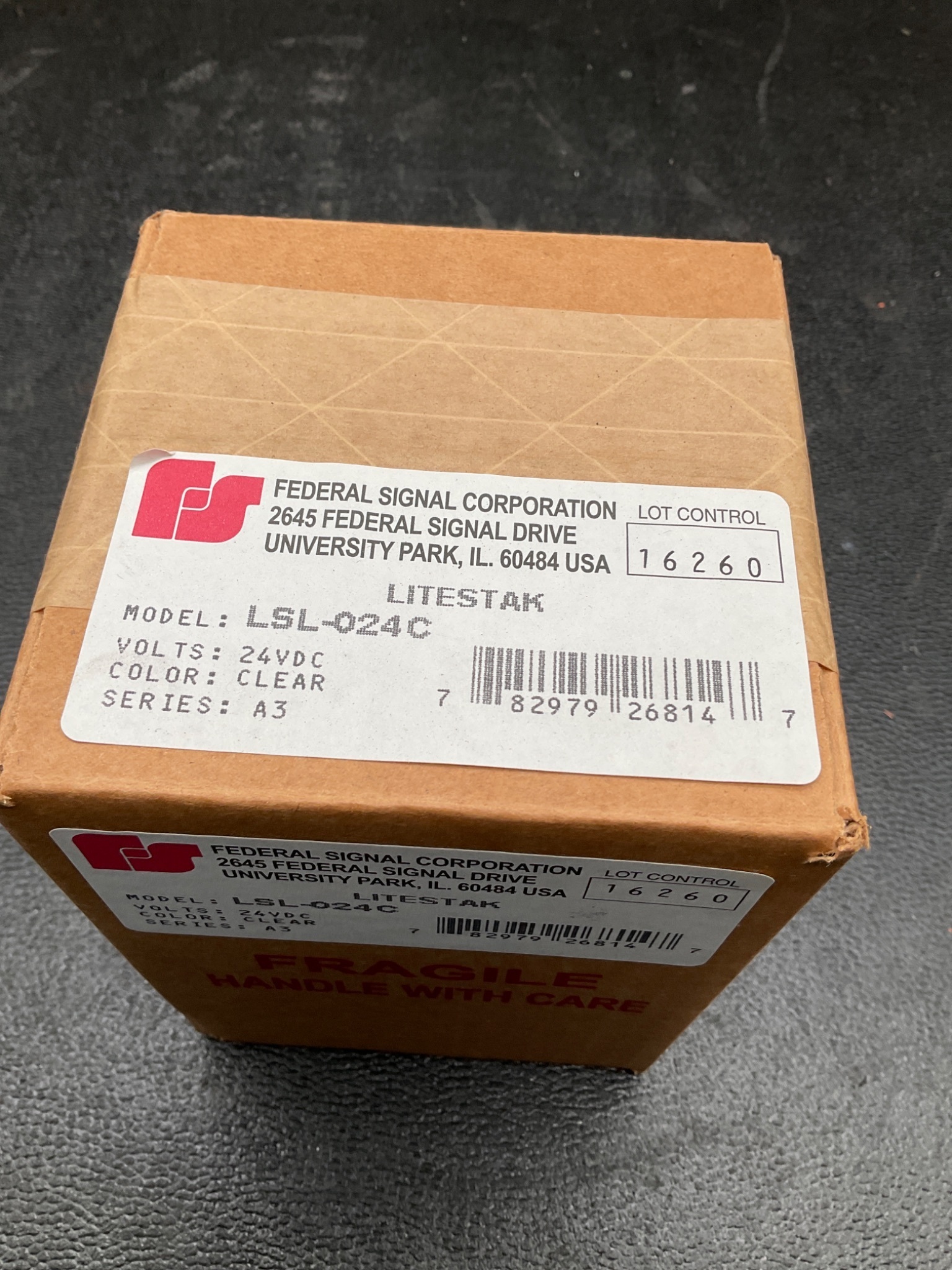 FEDERAL SIGNAL LSL-024C Litestak Stack Light Module 24VDC Clear NEW 2