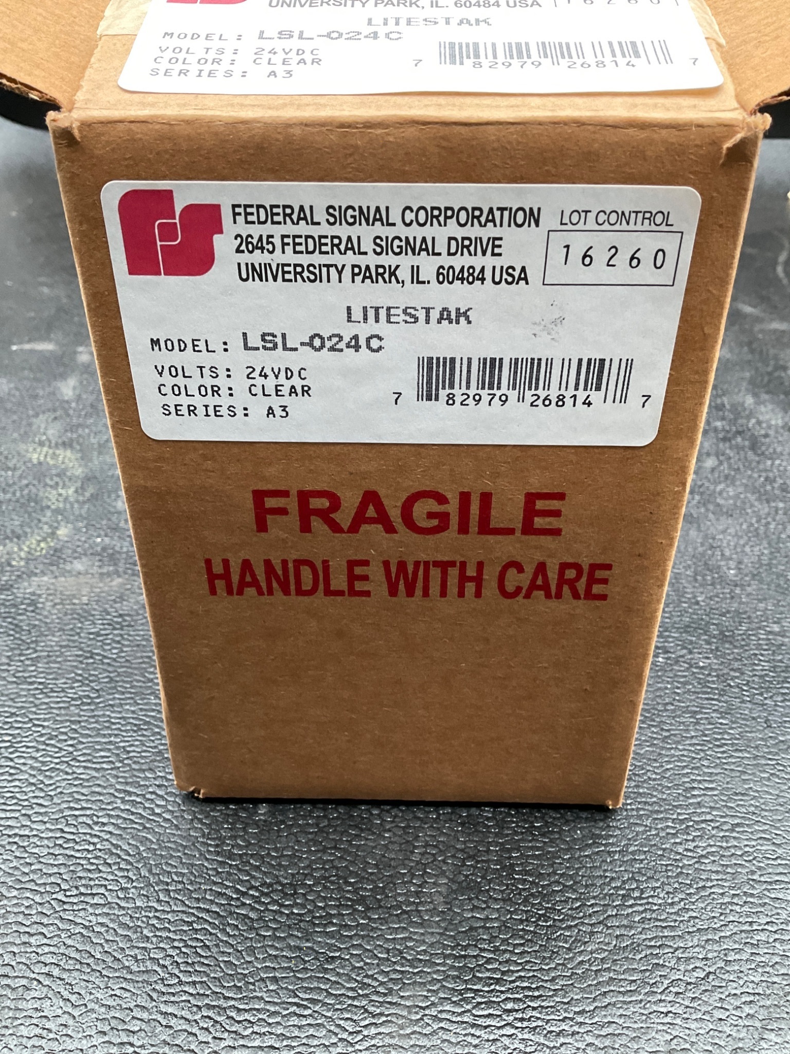 FEDERAL SIGNAL LSL-024C Litestak Stack Light Module 24VDC Clear NEW 4