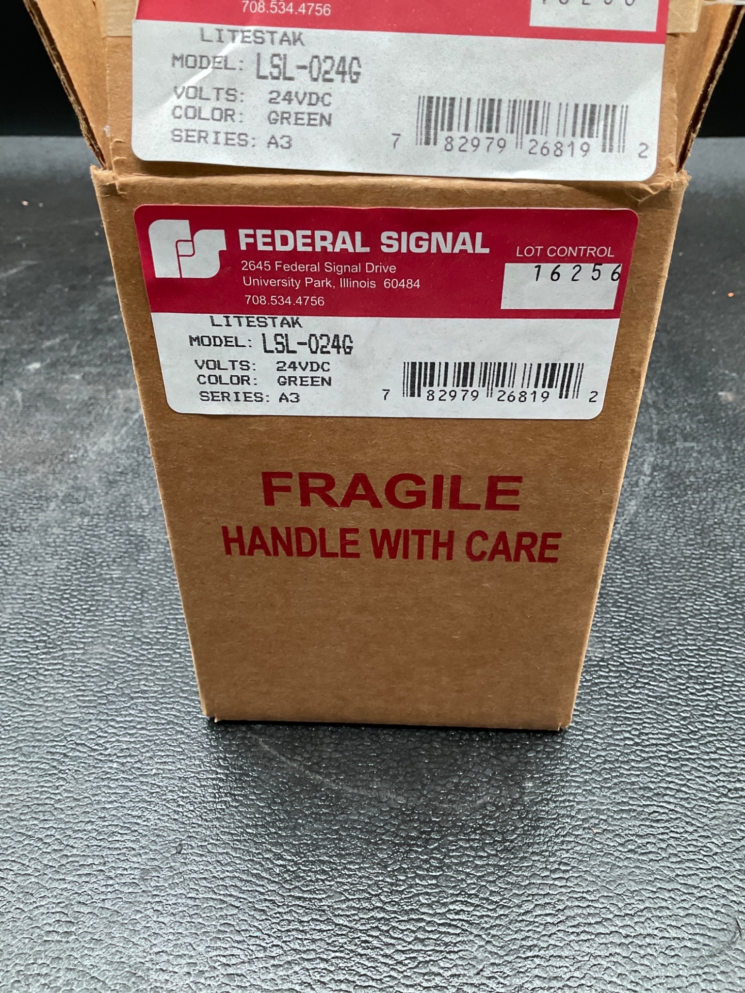 FEDERAL SIGNAL LSL-024G Litestak Stack Light Module 24VDC Green NEW 1