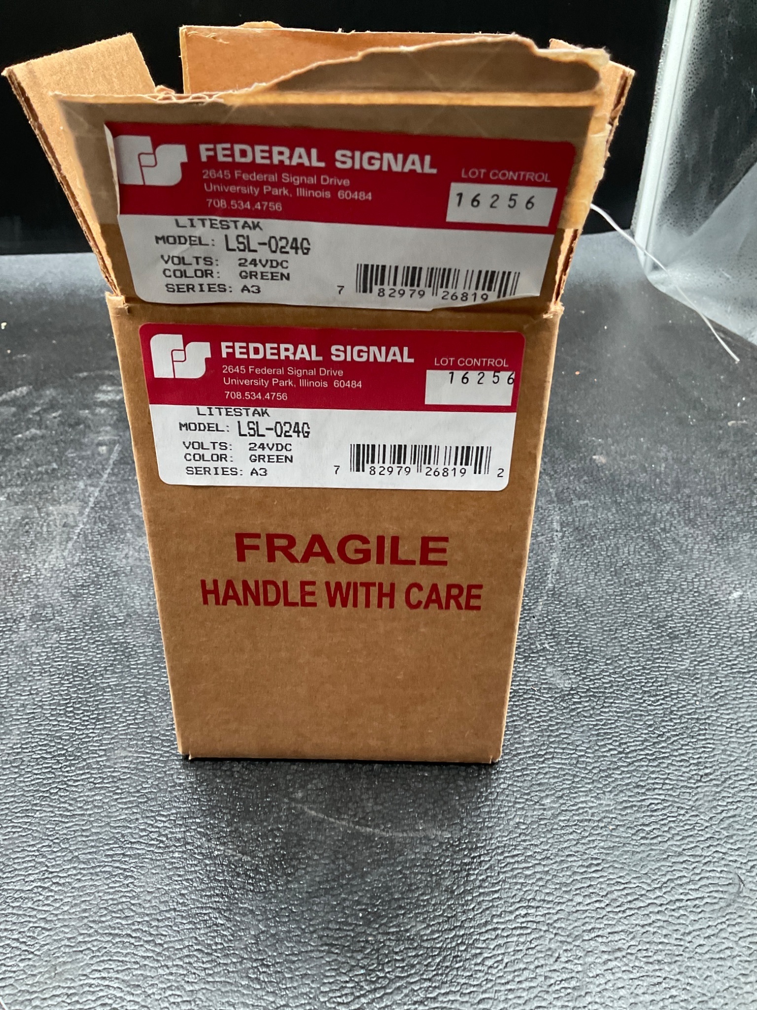 FEDERAL SIGNAL LSL-024G Litestak Stack Light Module 24VDC Green NEW 4