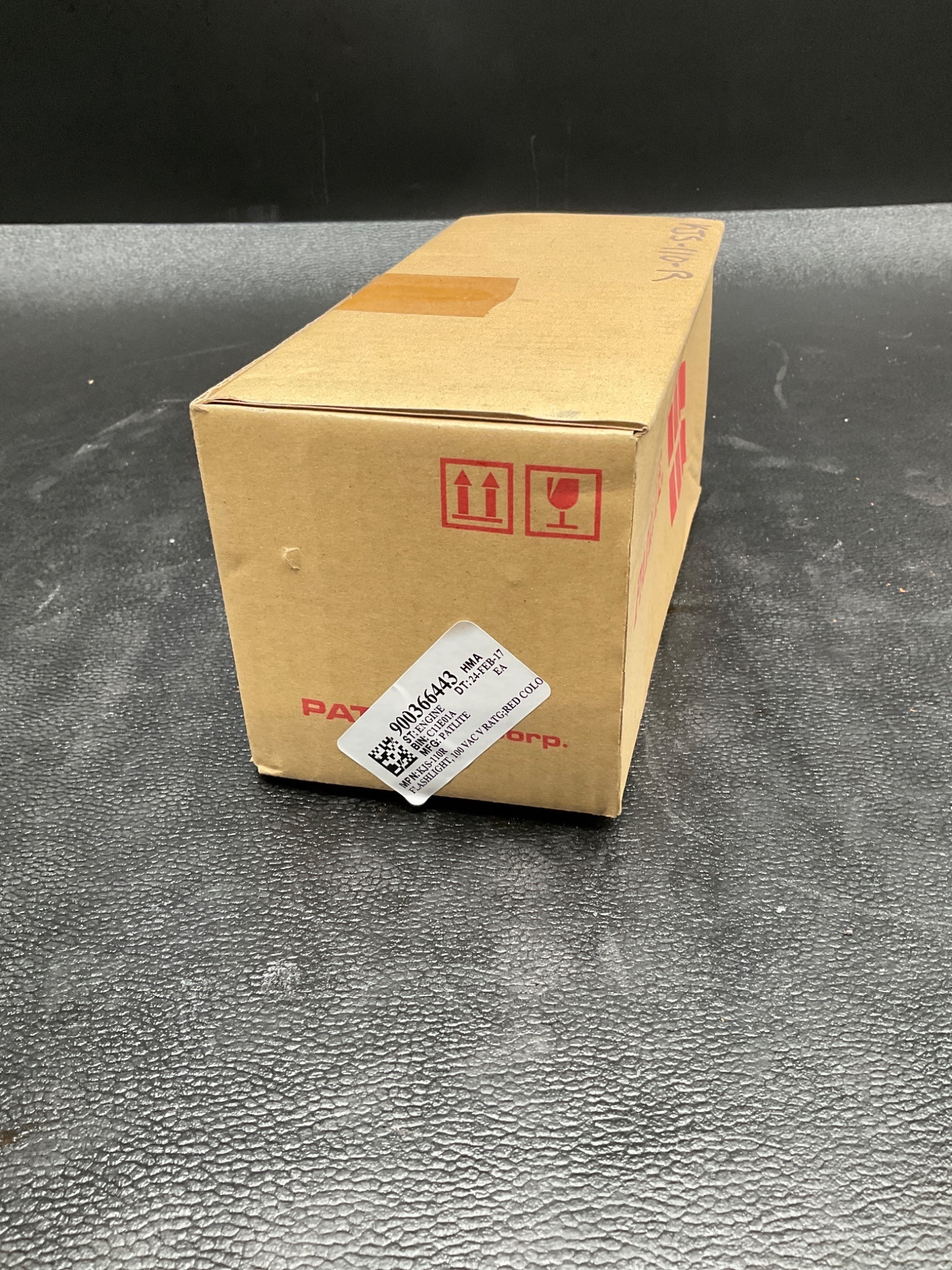 PATLITE KJS-110R ROTARY WARNING LIGHT 100V RED NEW 2