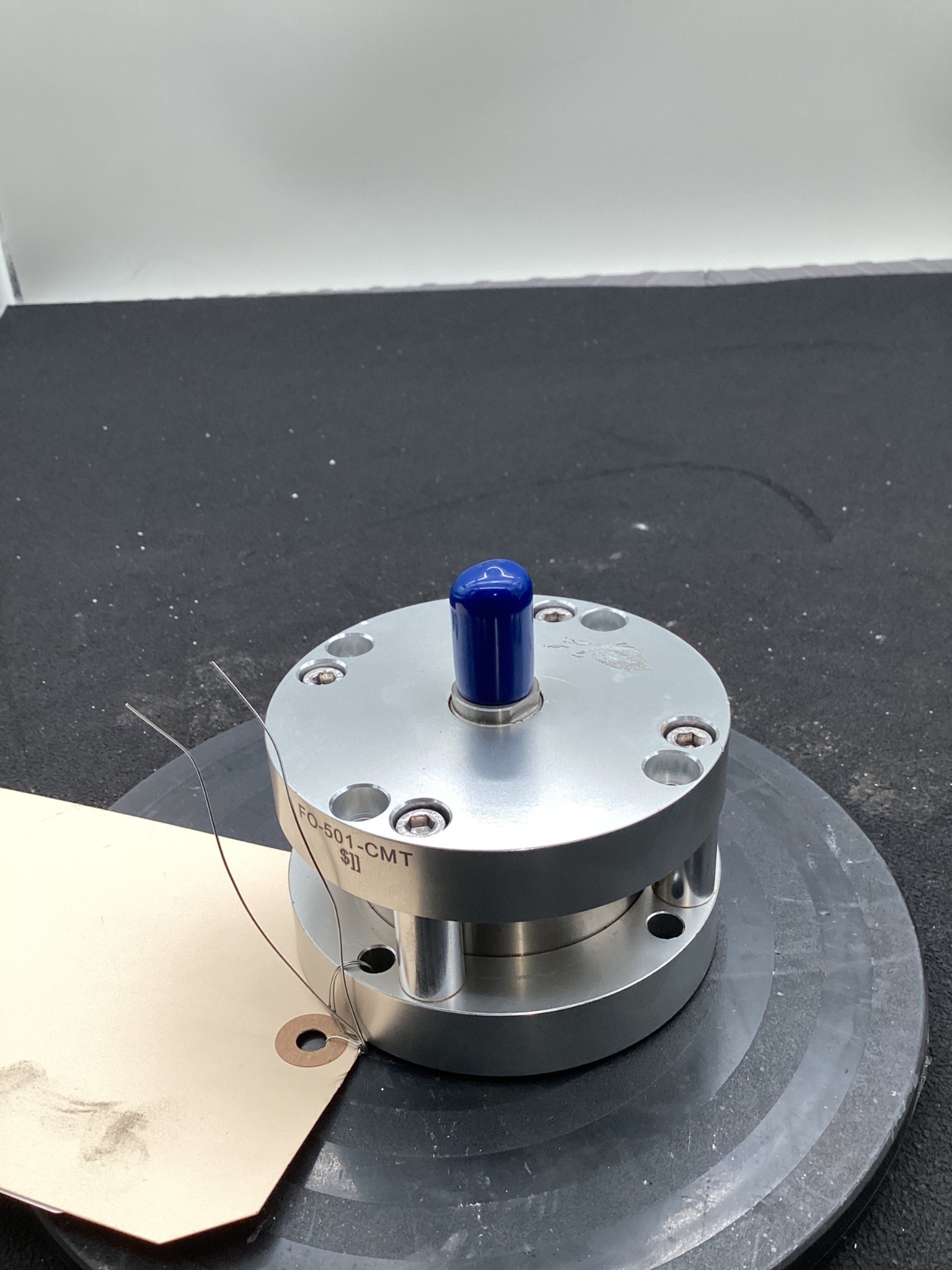 BIMBA FO-501-CMT FLAT-1 PNEUMATIC CYLINDER 2IN BORE 1IN STROKE USED 1