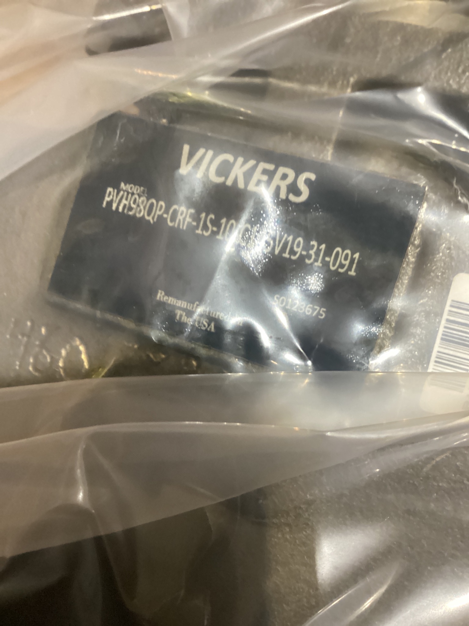VICKERS PVH98QP-CRF-1S-10-C145V19-31-091 HYDRAULIC PISTON PUMP NEW 2