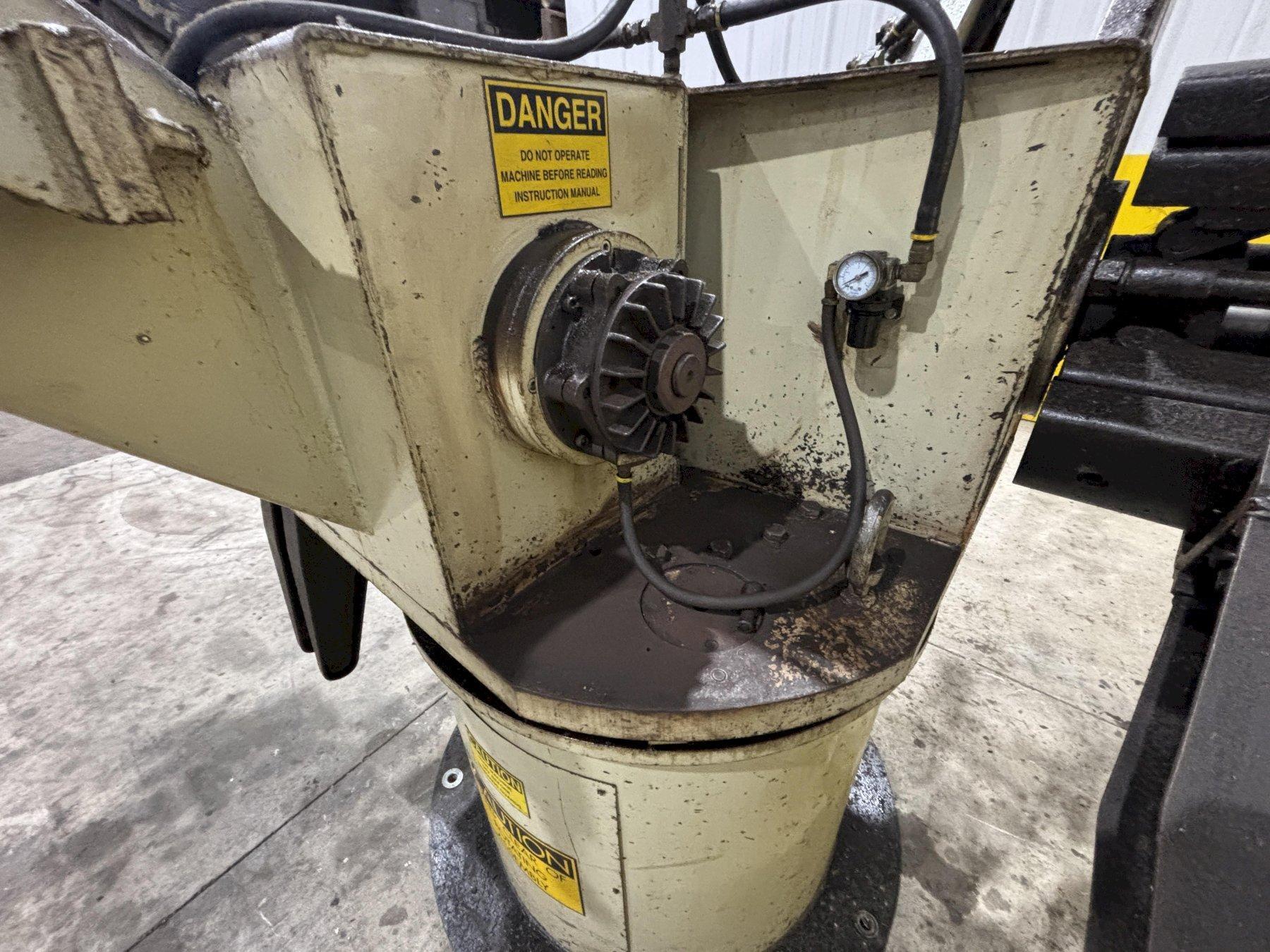4,000 LBS X 18" CWP MODEL #3RD18 PULL OFF DOUBLE END UNCOILER COIL REEL USED 12