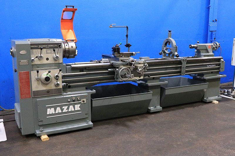 1980'S MAZAK GAP BED LATHE USED 0