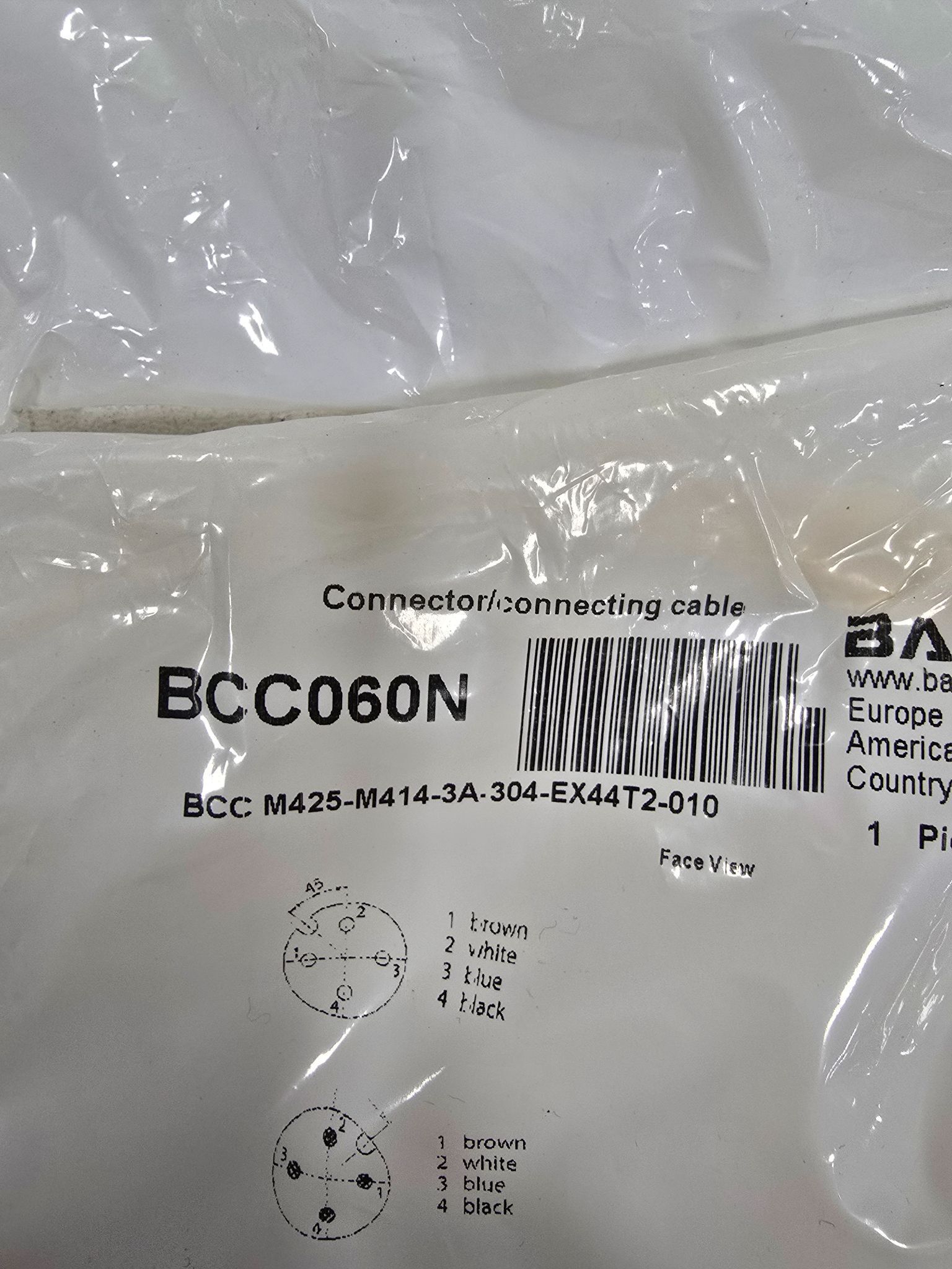 BALLUFF BCC-M425-M414-3A-304-EX44T2-010 SENSOR CABLE NEW 1