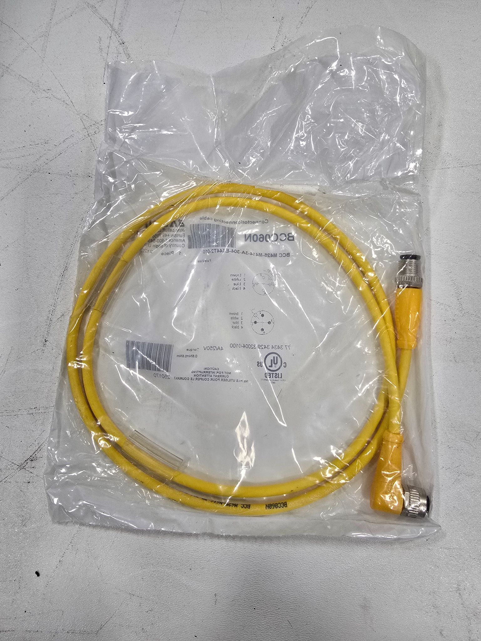 BALLUFF BCC-M425-M414-3A-304-EX44T2-010 SENSOR CABLE NEW 2