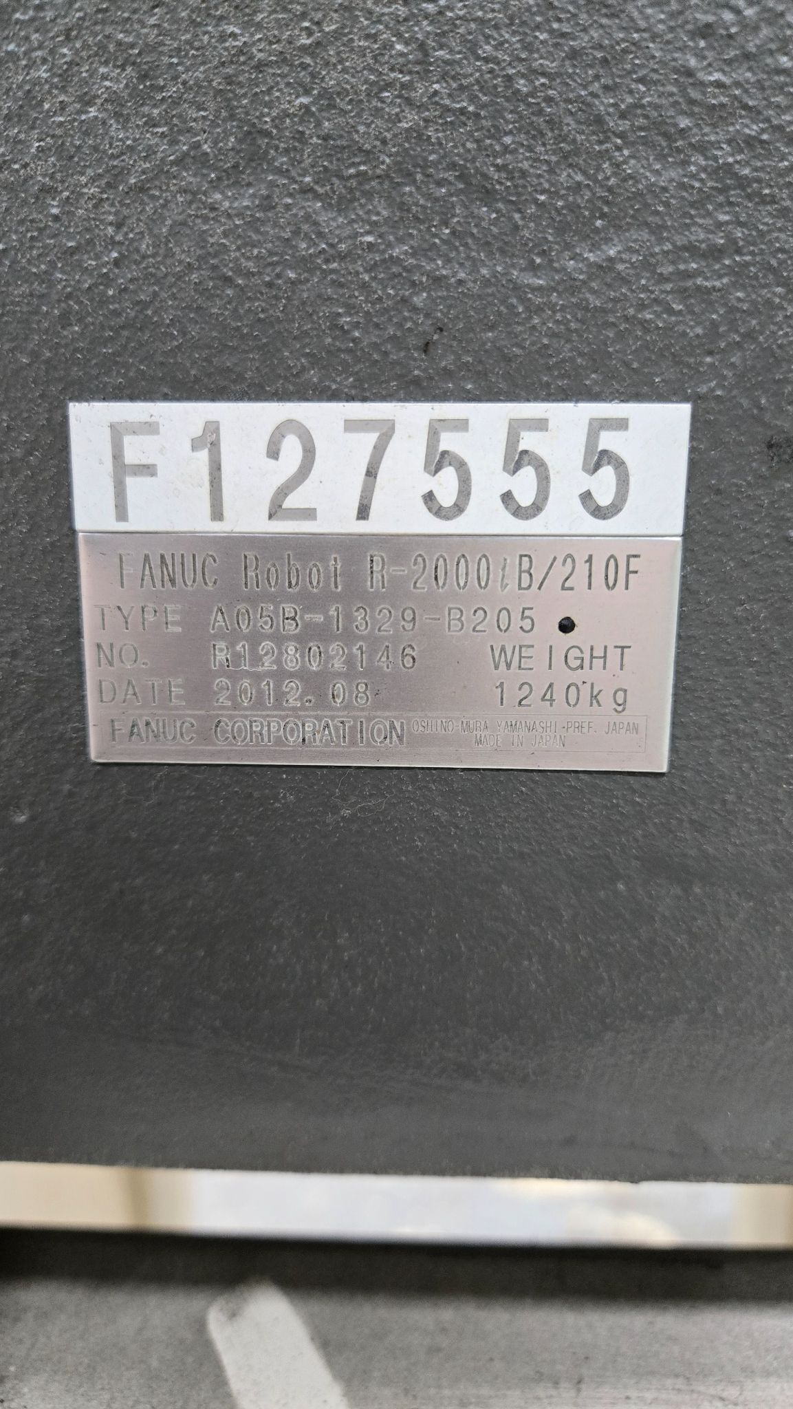 FANUC - R2000IB/210 W/ R-30IA Controls USED 11