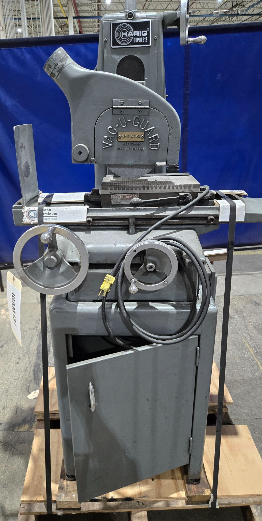 HARIG SUPER 612 SURFACE GRINDER USED 1