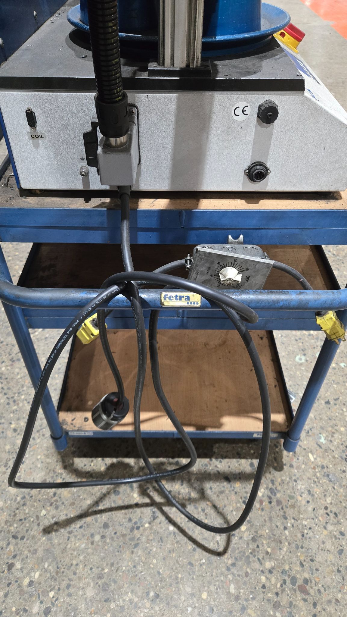 HAIMER SHRINK FIT TOOL HOLDER/PRESETTER STATION W/ CART USED 4