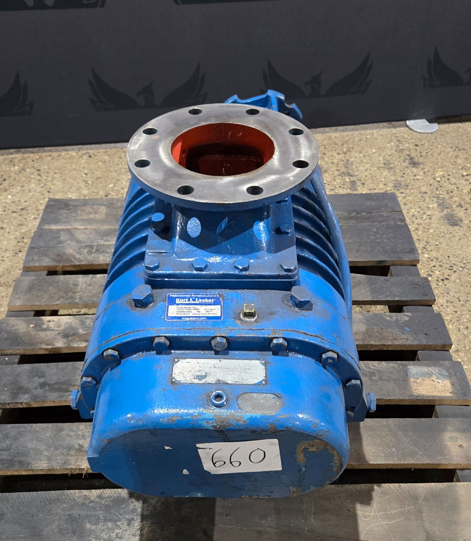 KINNEY KMBD-1600C VACUUM PUMP USED 0